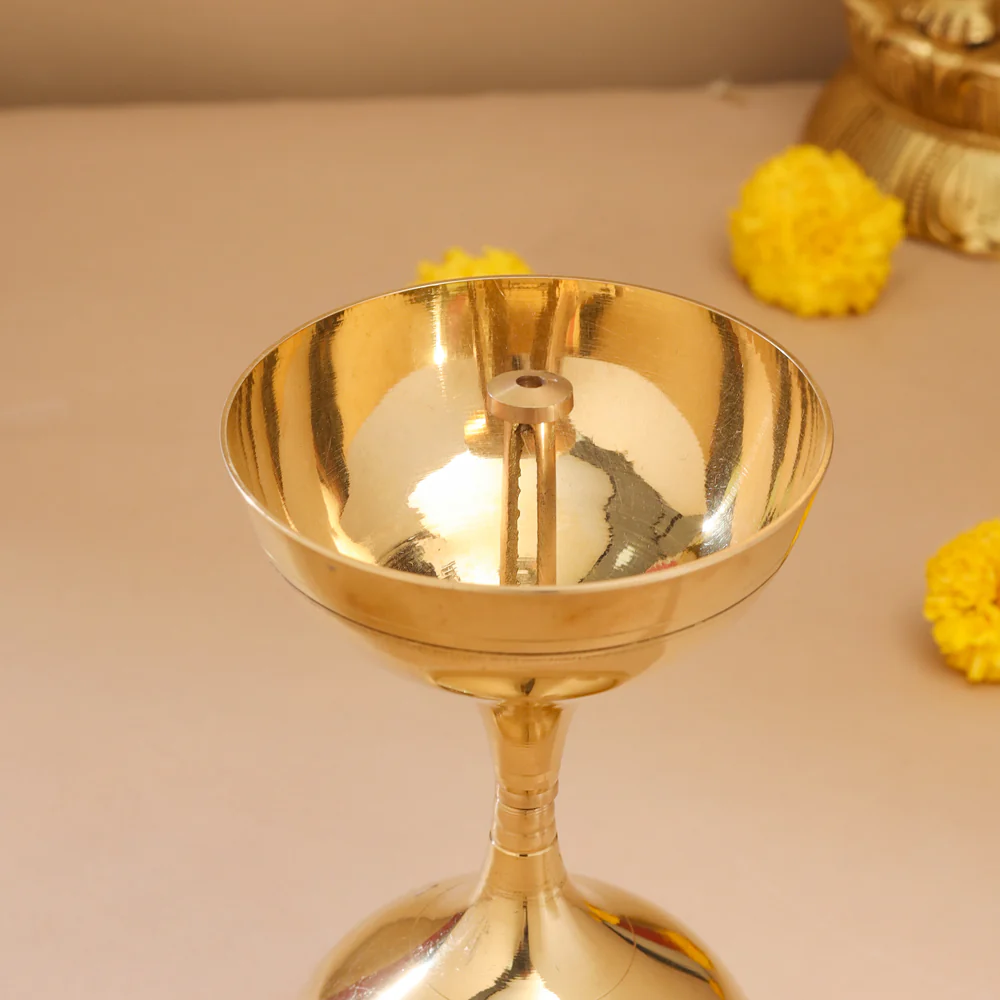 Brass Akhand Diya - Image 3