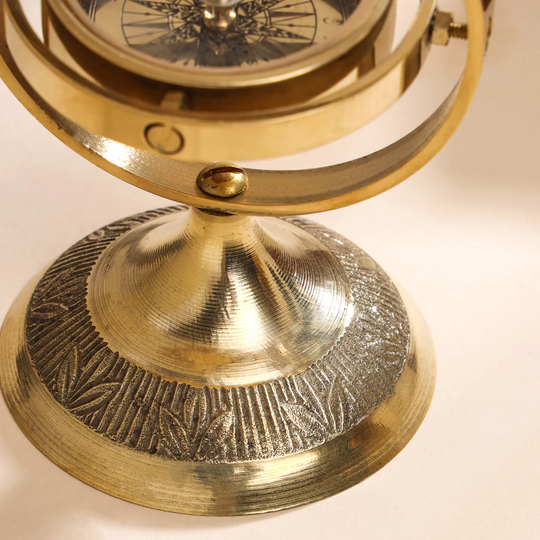 Brass Rotating Compass (4 Inch) - Image 5