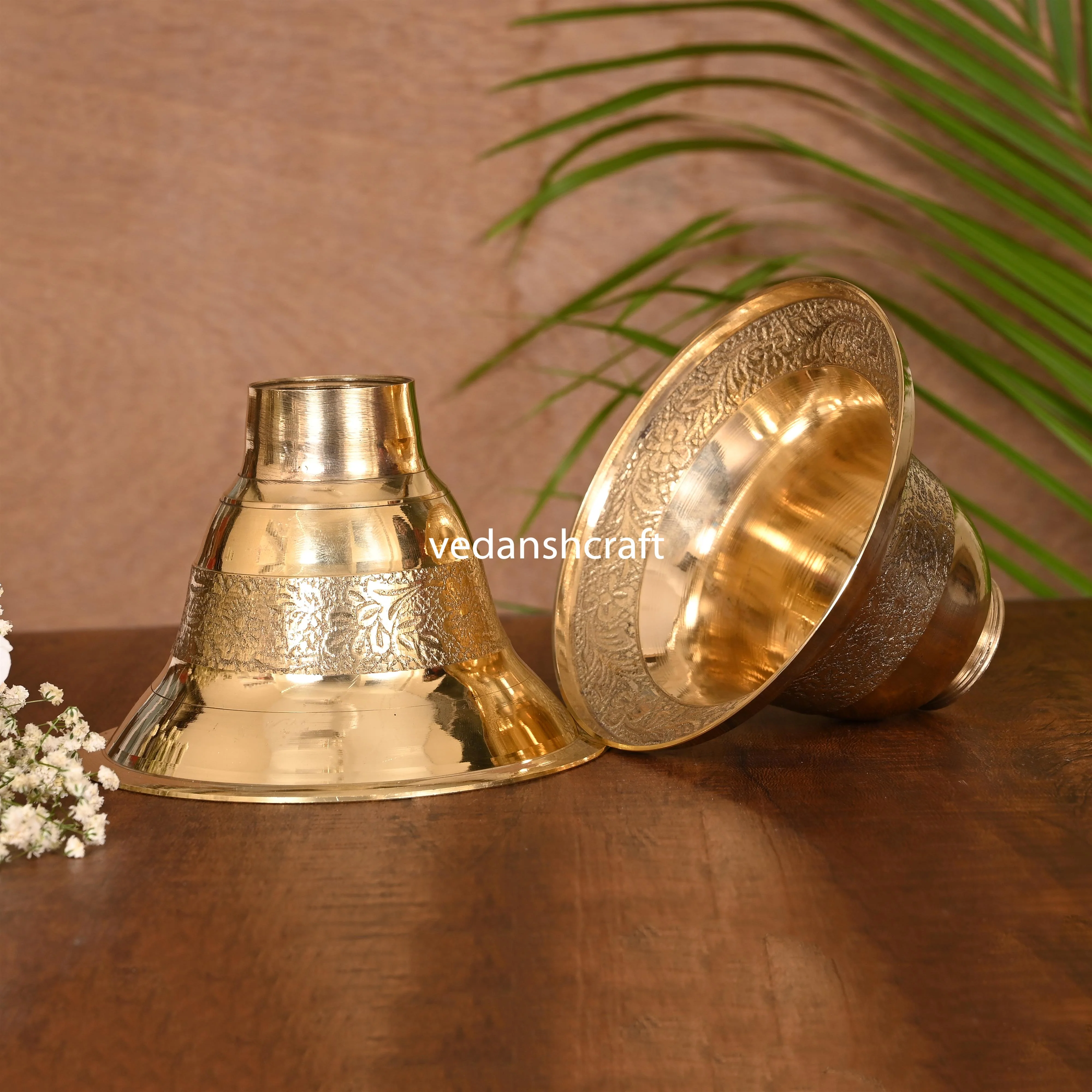 Brass Antique Spit Bowl (7 Inch) - Image 3
