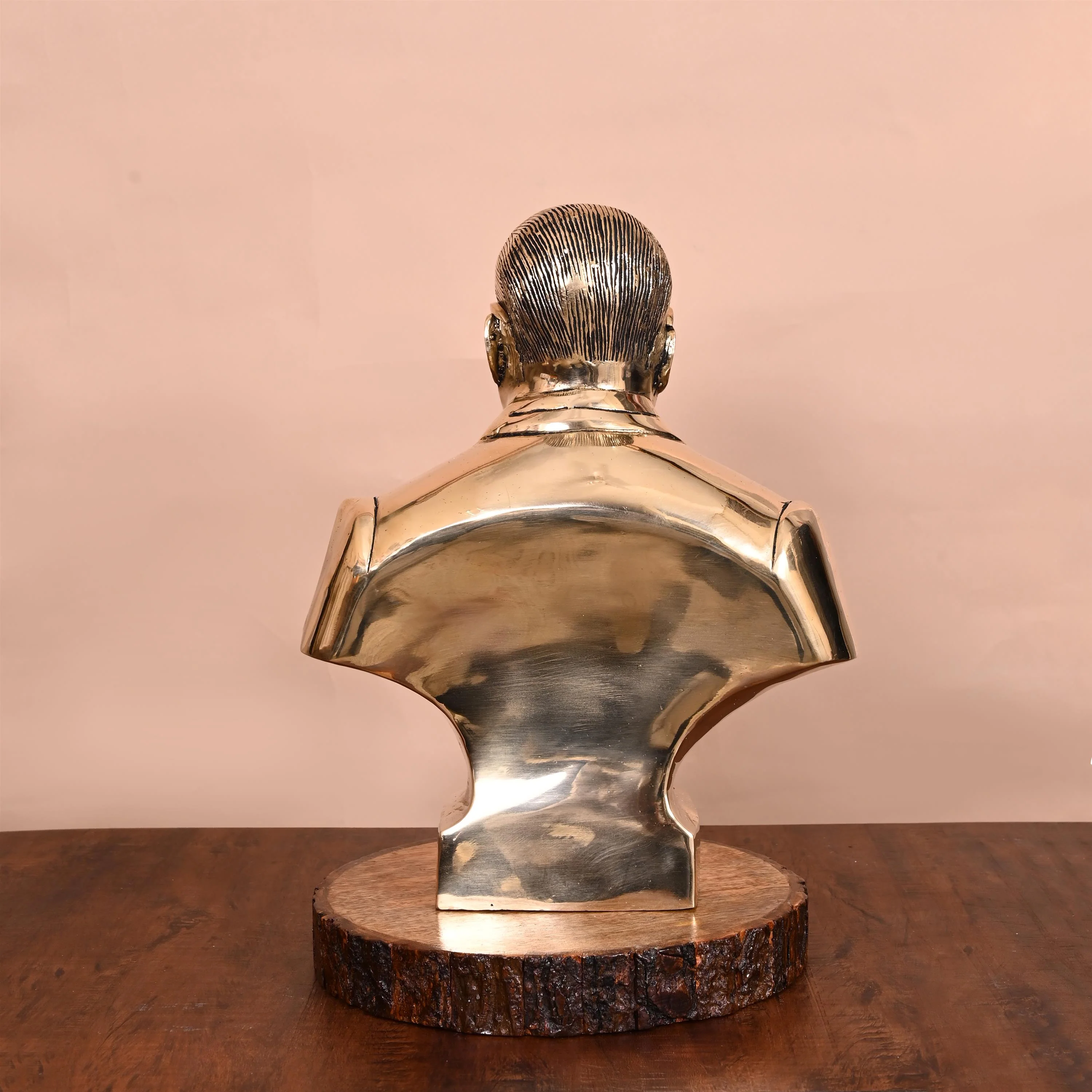 Brass Bhimrao Ambedkar Bust Statue (14 Inch) - Image 3