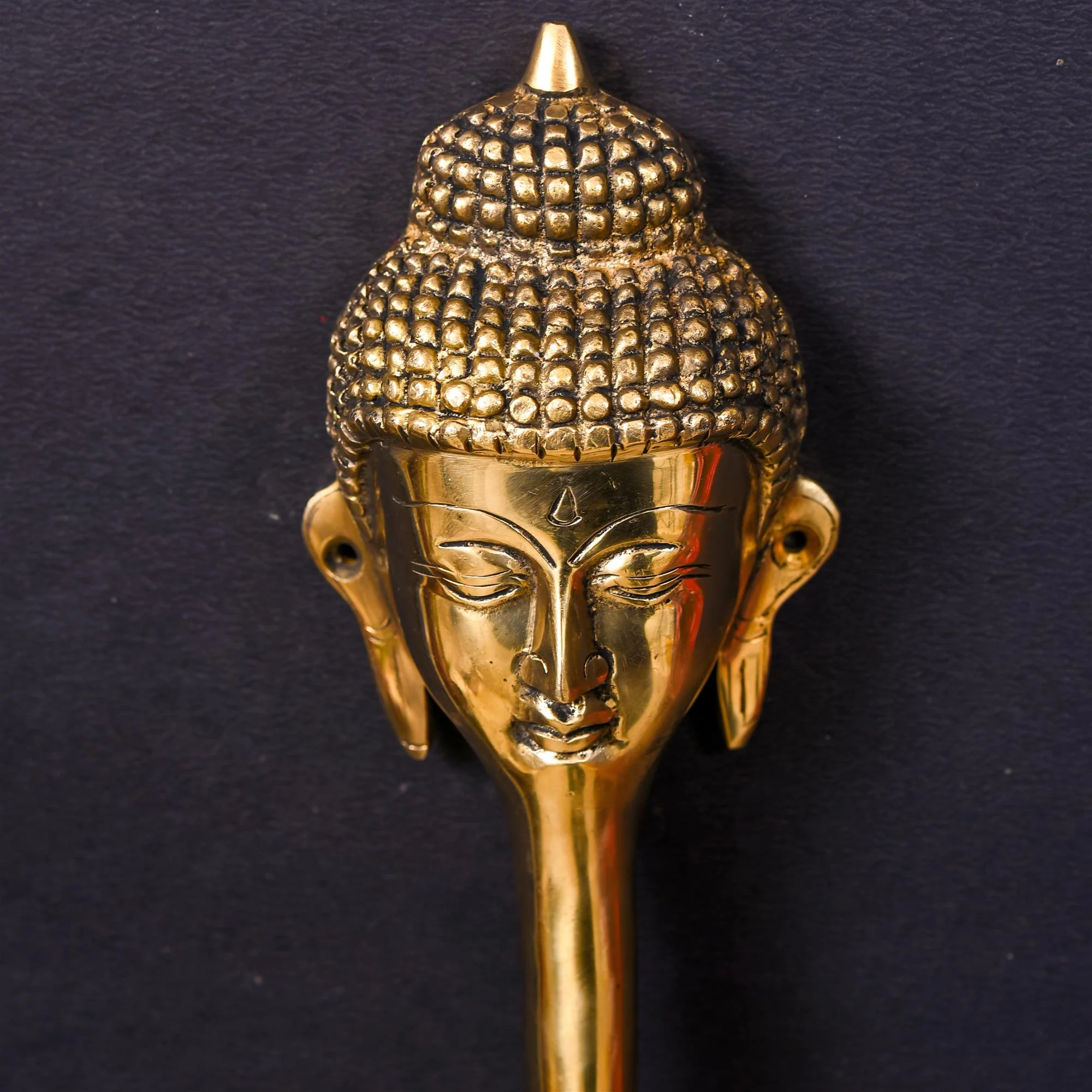 Brass Buddha Door Handle (9.8 Inch) - Image 3