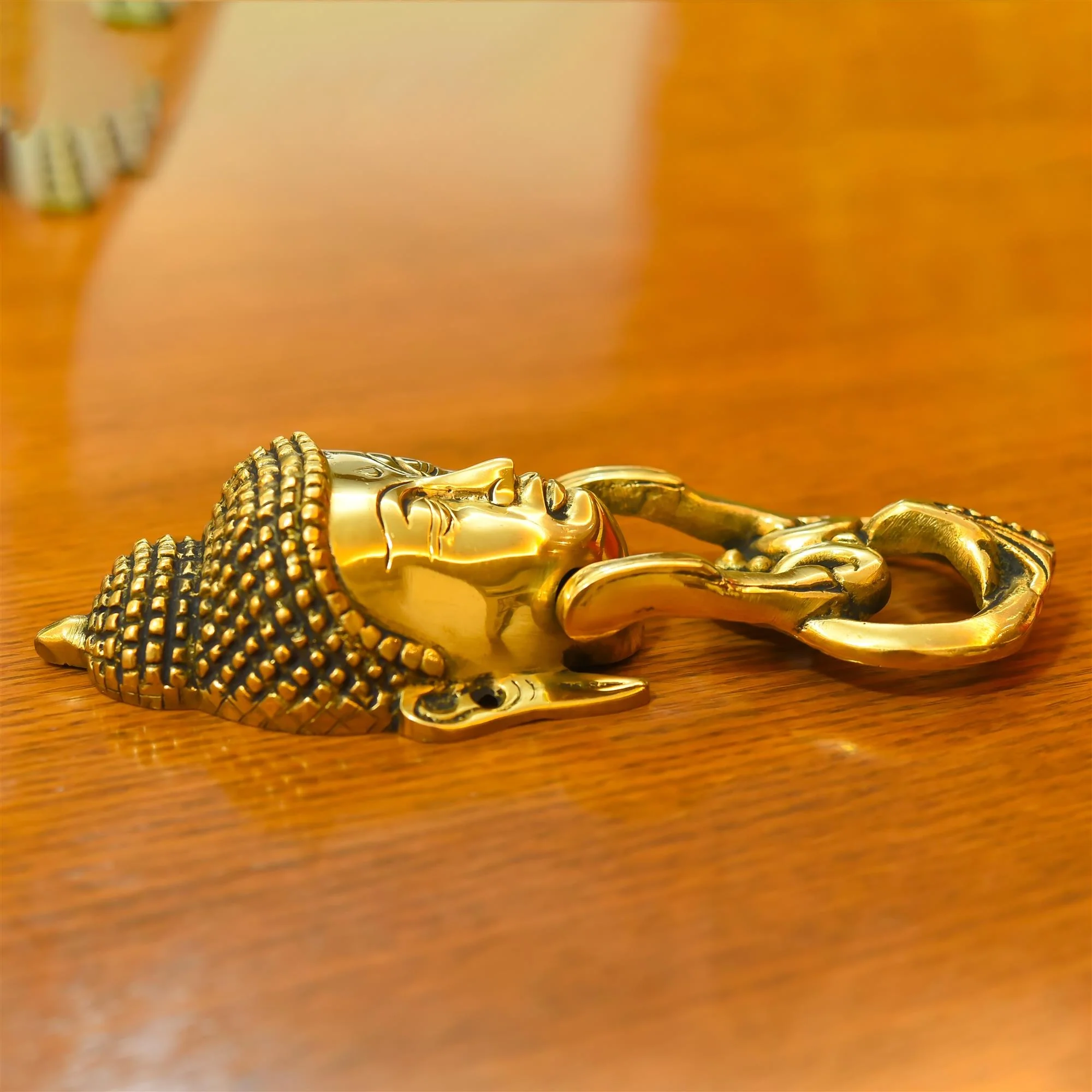 Brass Buddha Door Knocker (8 Inch) - Image 2