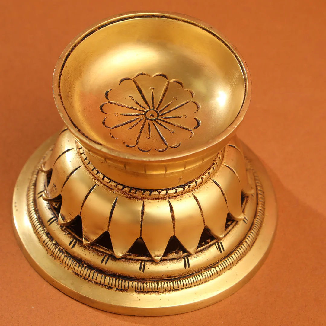 Brass Candle Holder Stand (3 Inch) - Image 2