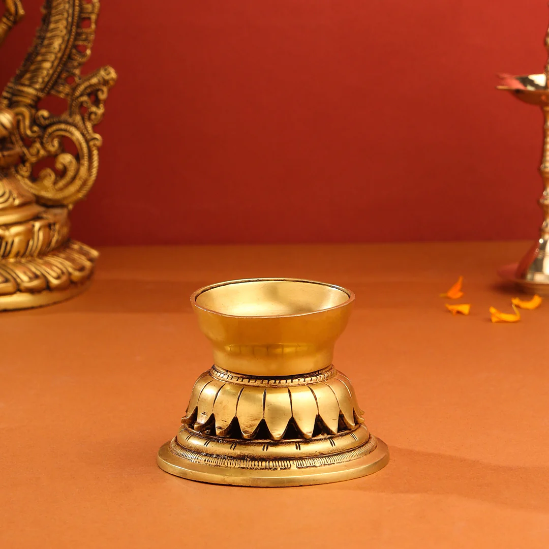 Brass Candle Holder Stand (3 Inch) - Image 3