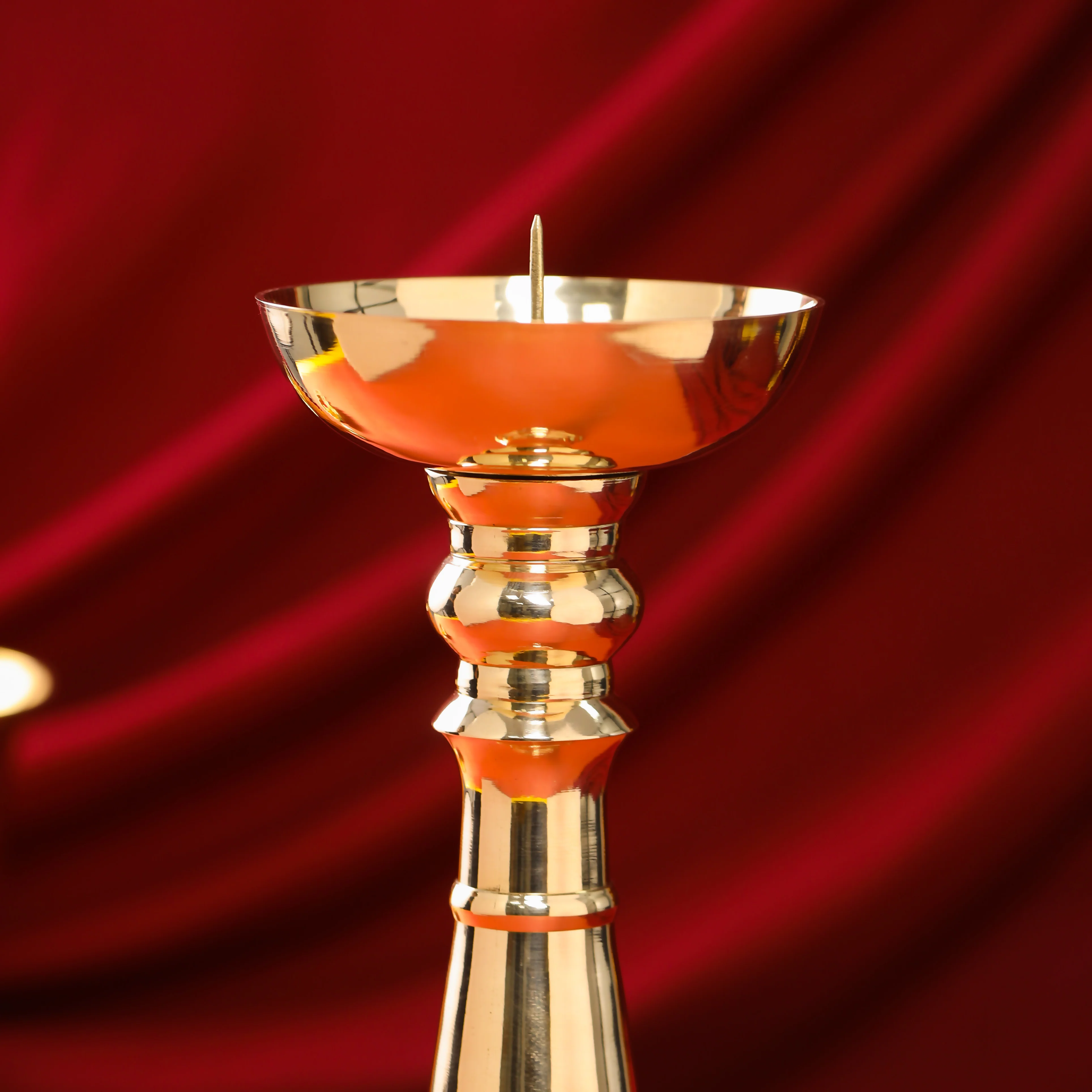 Brass Candle Stand Holder (12 Inch) - Image 4