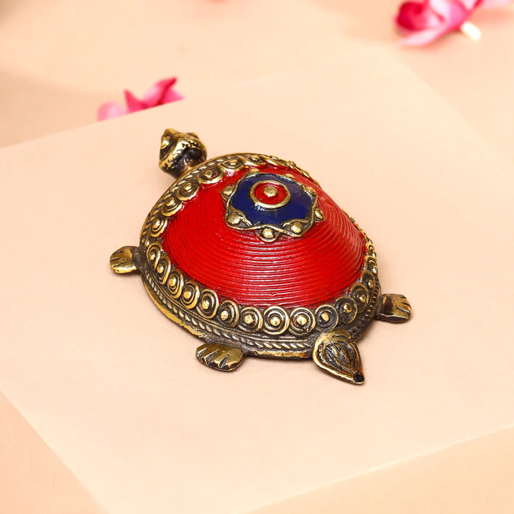 Brass Dhokra Tortoise Vastu/Feng Shui - Image 7