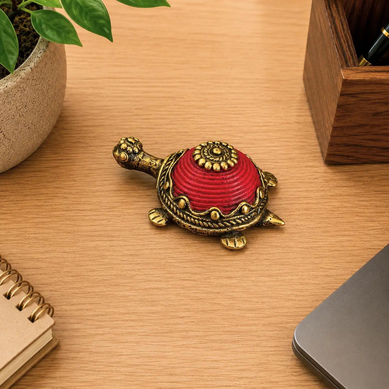 Brass Dhokra Tortoise Vastu/Feng Shui - Image 14