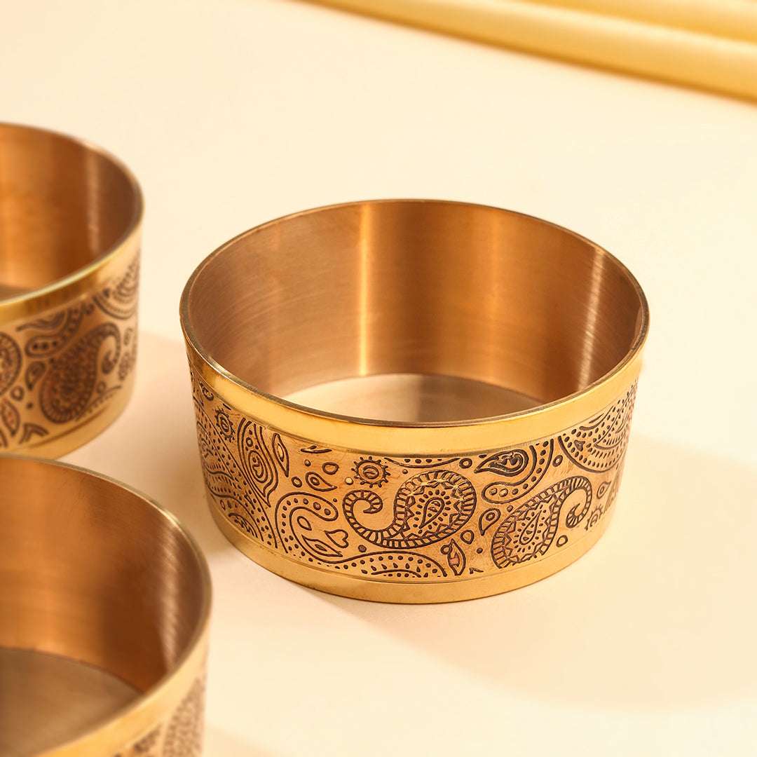 Brass Dry Fruit Bowl Box Hamper - Image 5