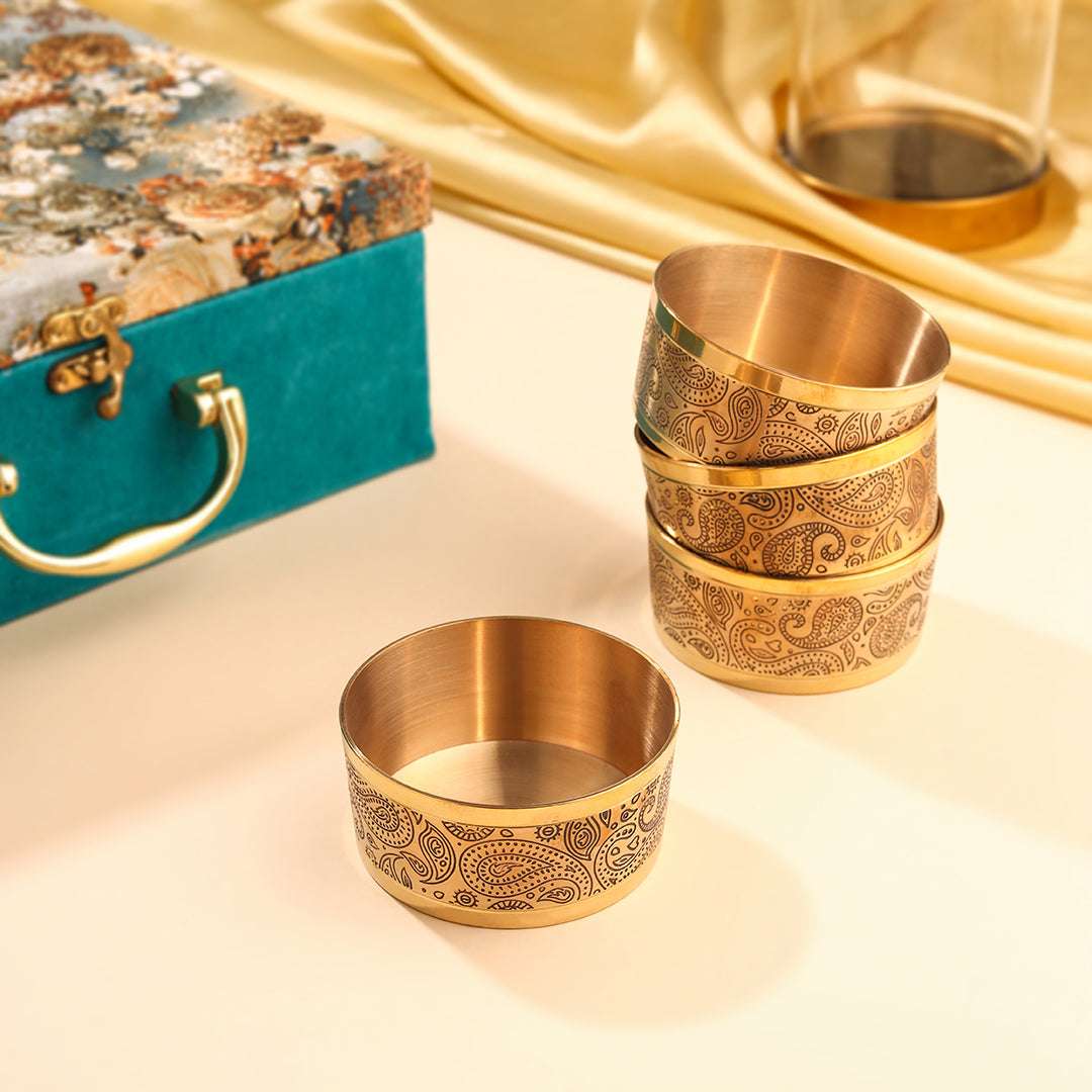 Brass Dry Fruit Bowl Box Hamper - Image 6