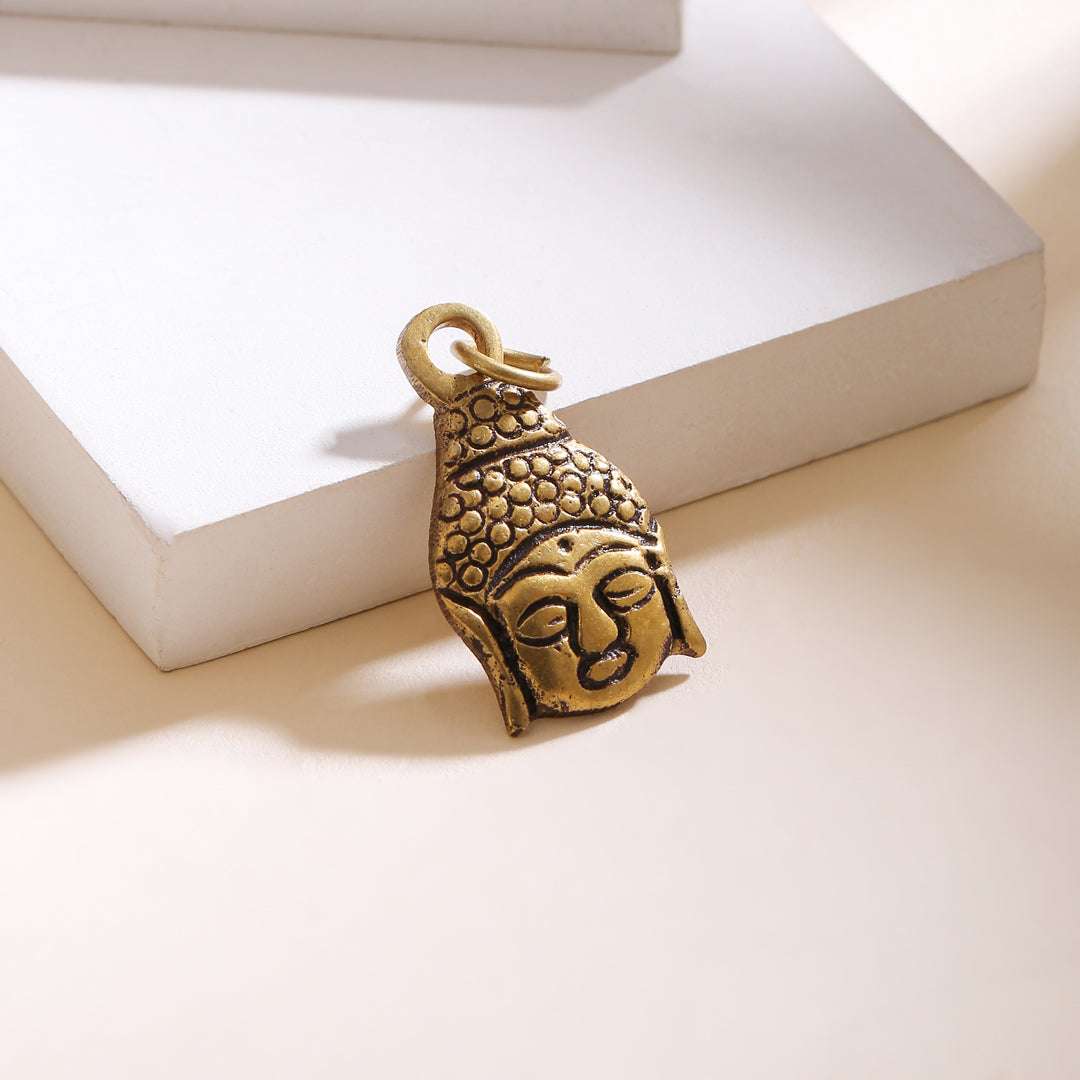 Brass Gautam Buddha Pendant With Box - Image 3