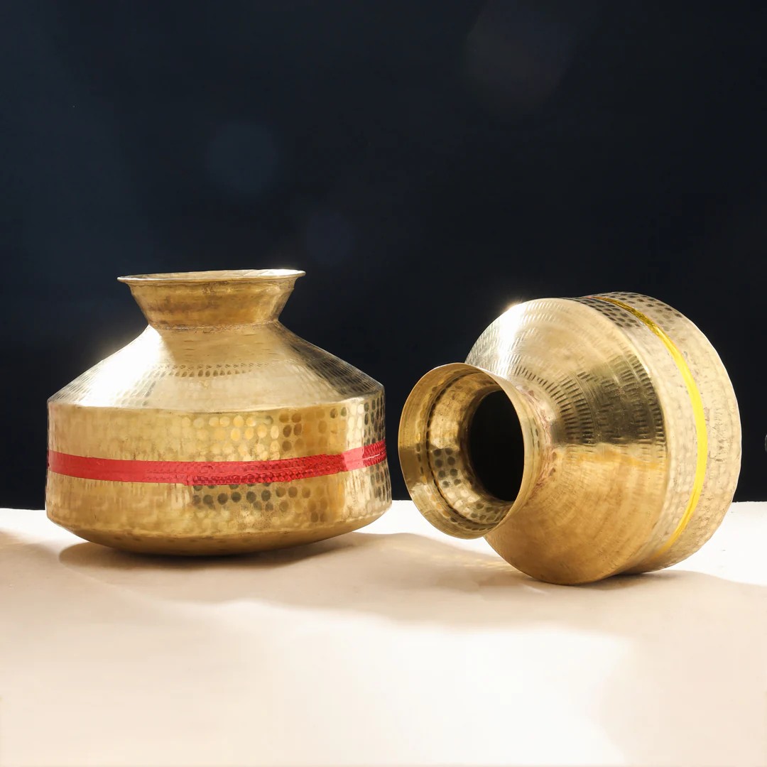 Brass Handa Chari Set Of Two - Image 4