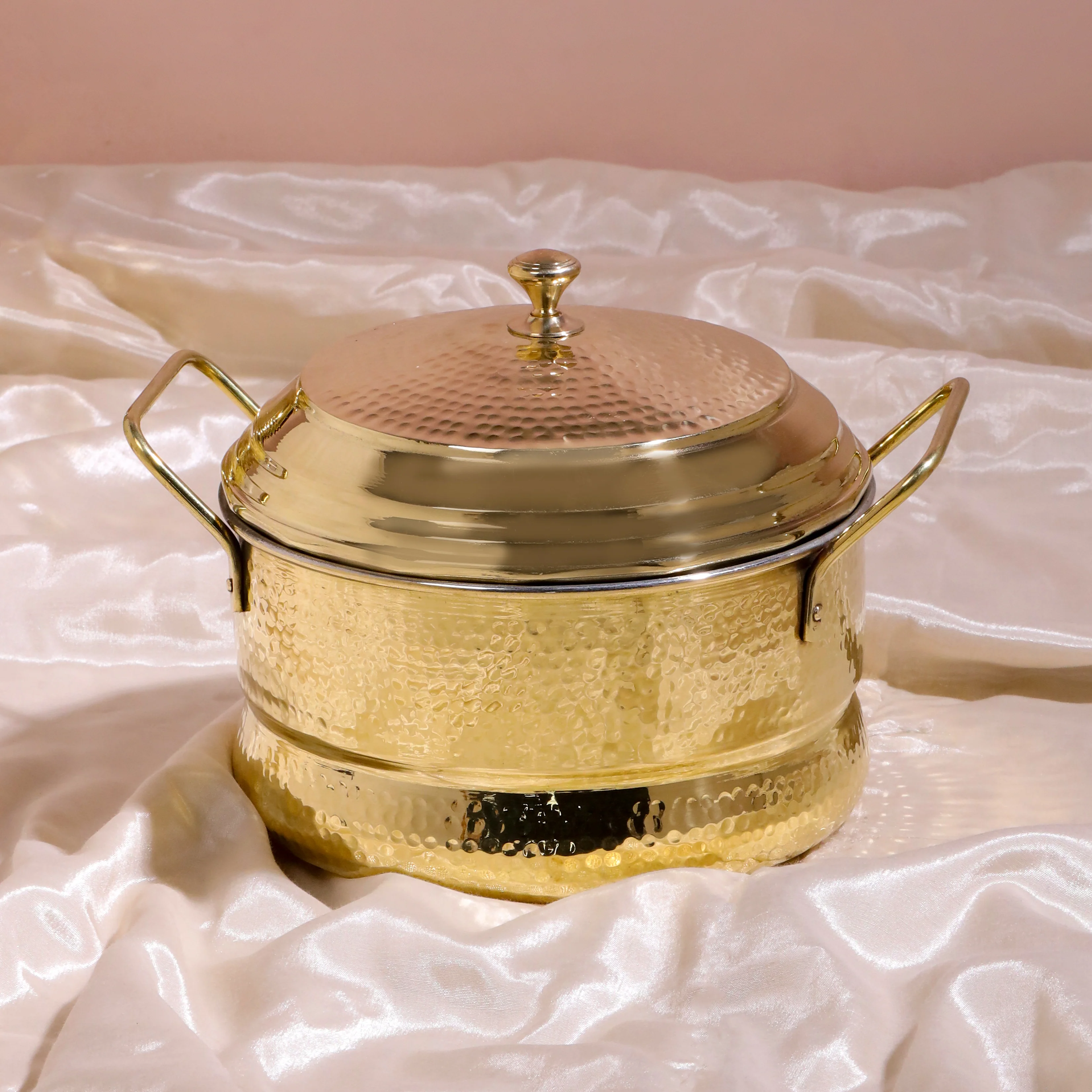 Brass Idli Cooker/Maker 16 Pits (4 Plates) (8 Inch) - Image 12
