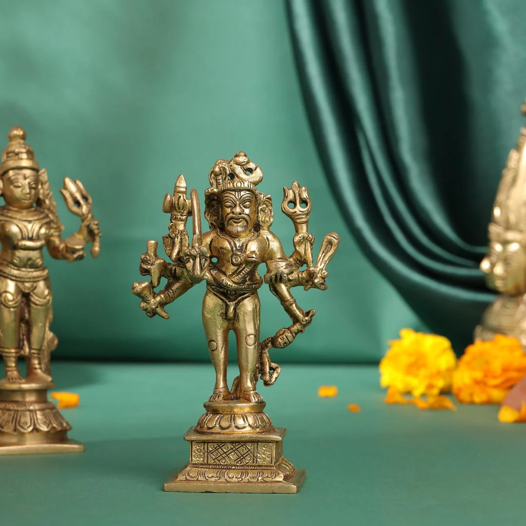 Brass Kal Bhairav Idol - Image 8