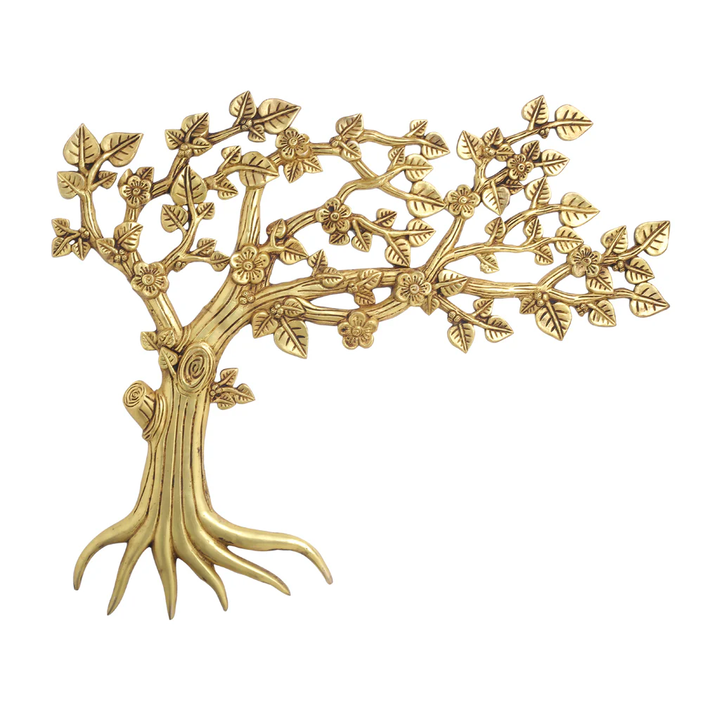 Brass Kalpvriksha Wall Hanging (19 Inch) - Image 3
