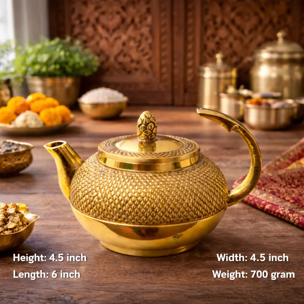 Brass Tea Pot/Kettle - Image 11