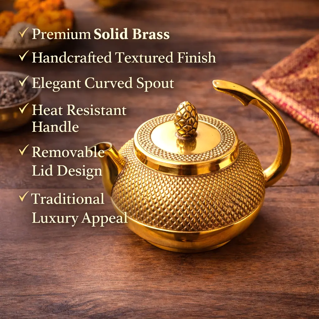Brass Tea Pot/Kettle - Image 12