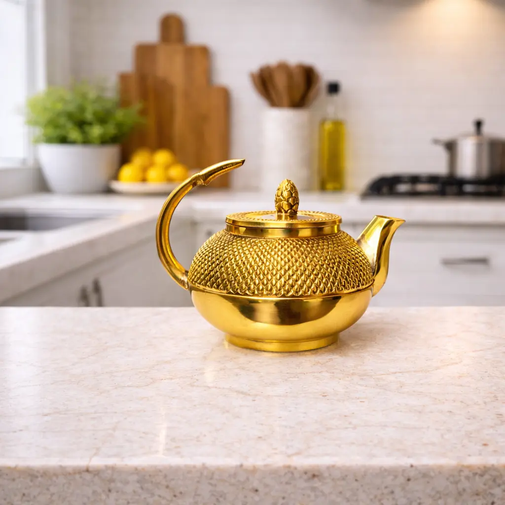 Brass Tea Pot/Kettle - Image 8