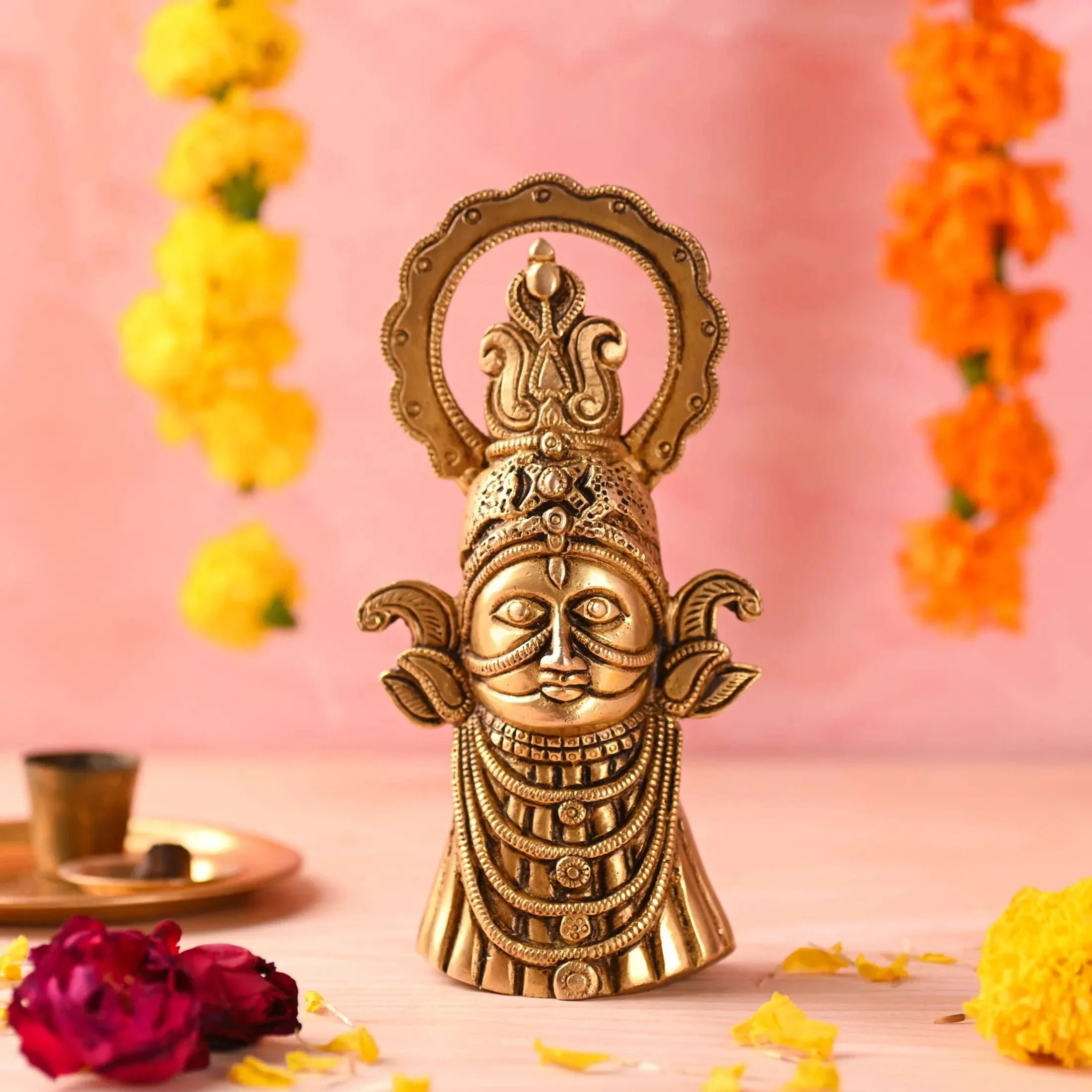 Brass Khatu shyam Idol (7.3 Inch)