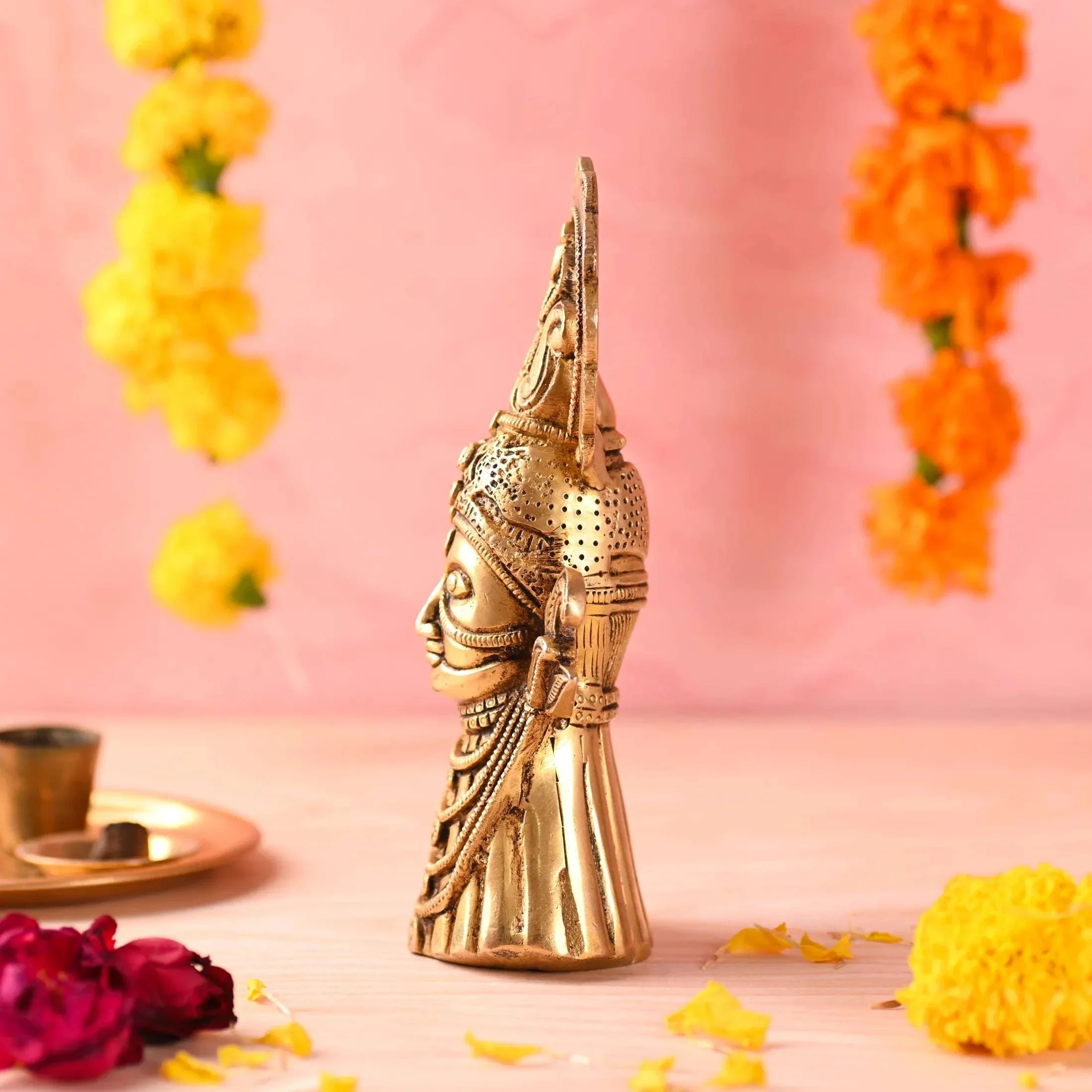 Brass Khatu shyam Idol (7.3 Inch) - Image 3