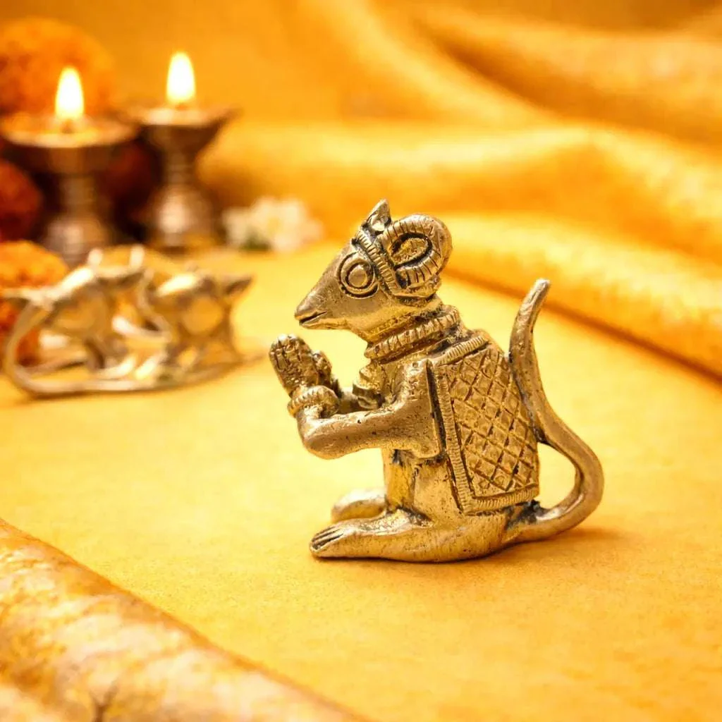 Brass Mushak / Rat Idol (2.5 Inch) - Image 2