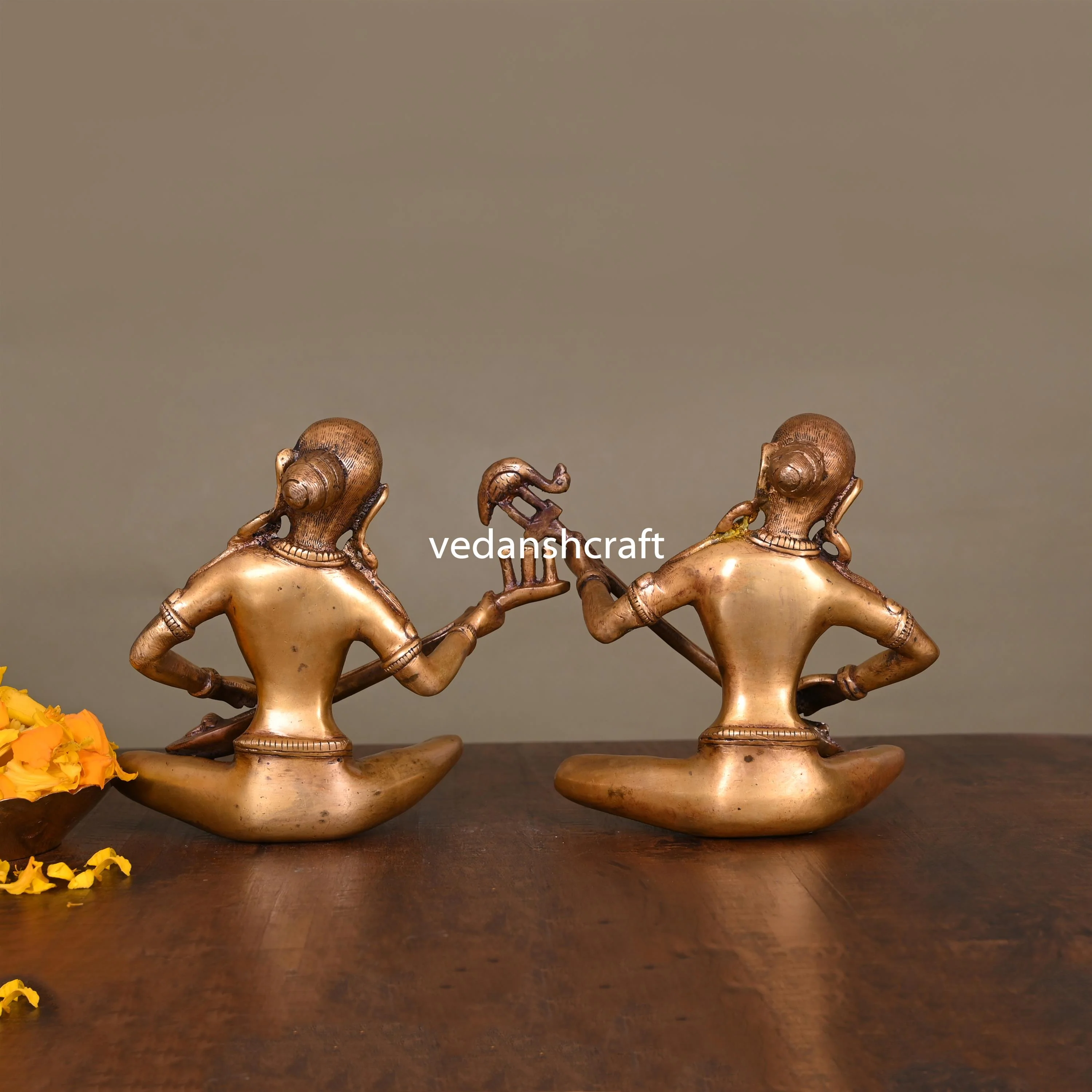Brass Musical Lady Set (5.5 Inch) - Image 3