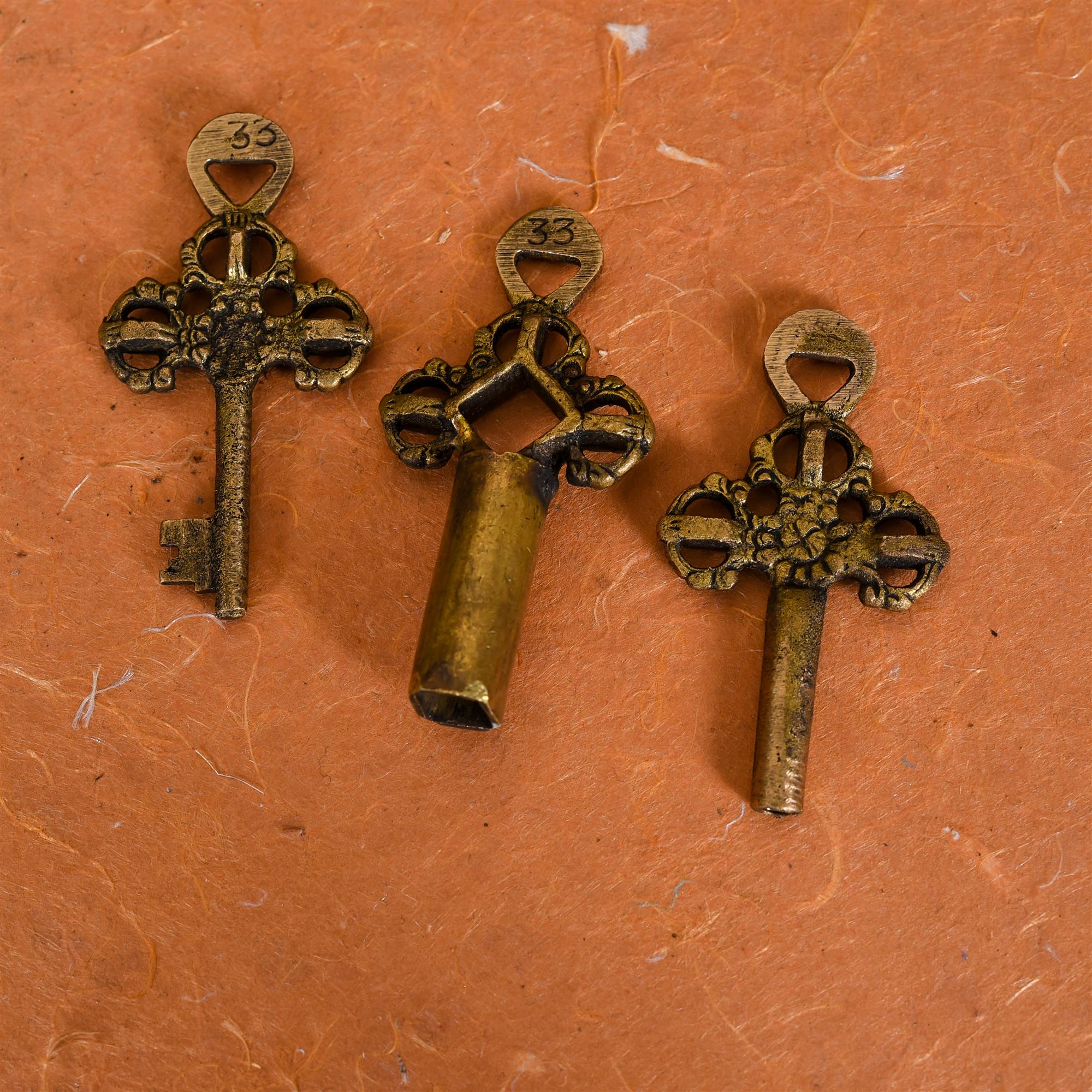 Brass Mystery Door Lock (5 Inch) - Image 4