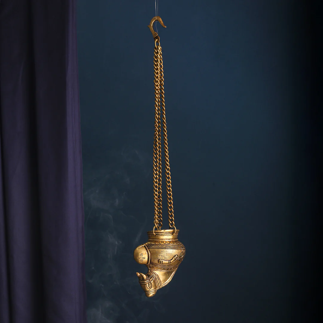 Brass Nandi Gangajali (19 Inch) - Image 2