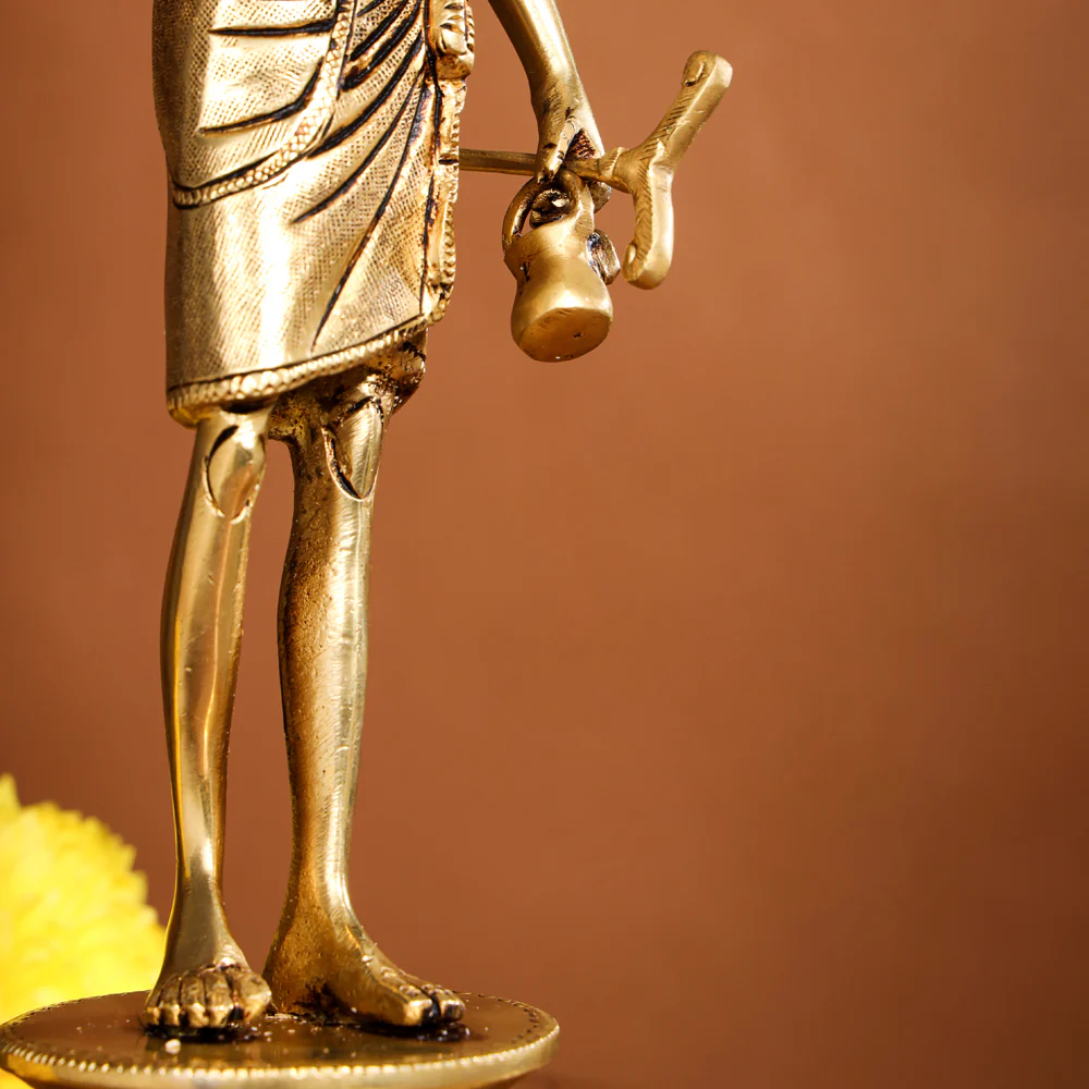 Brass Neelkanth Swami Narayan Idol (12 Inch) - Image 4