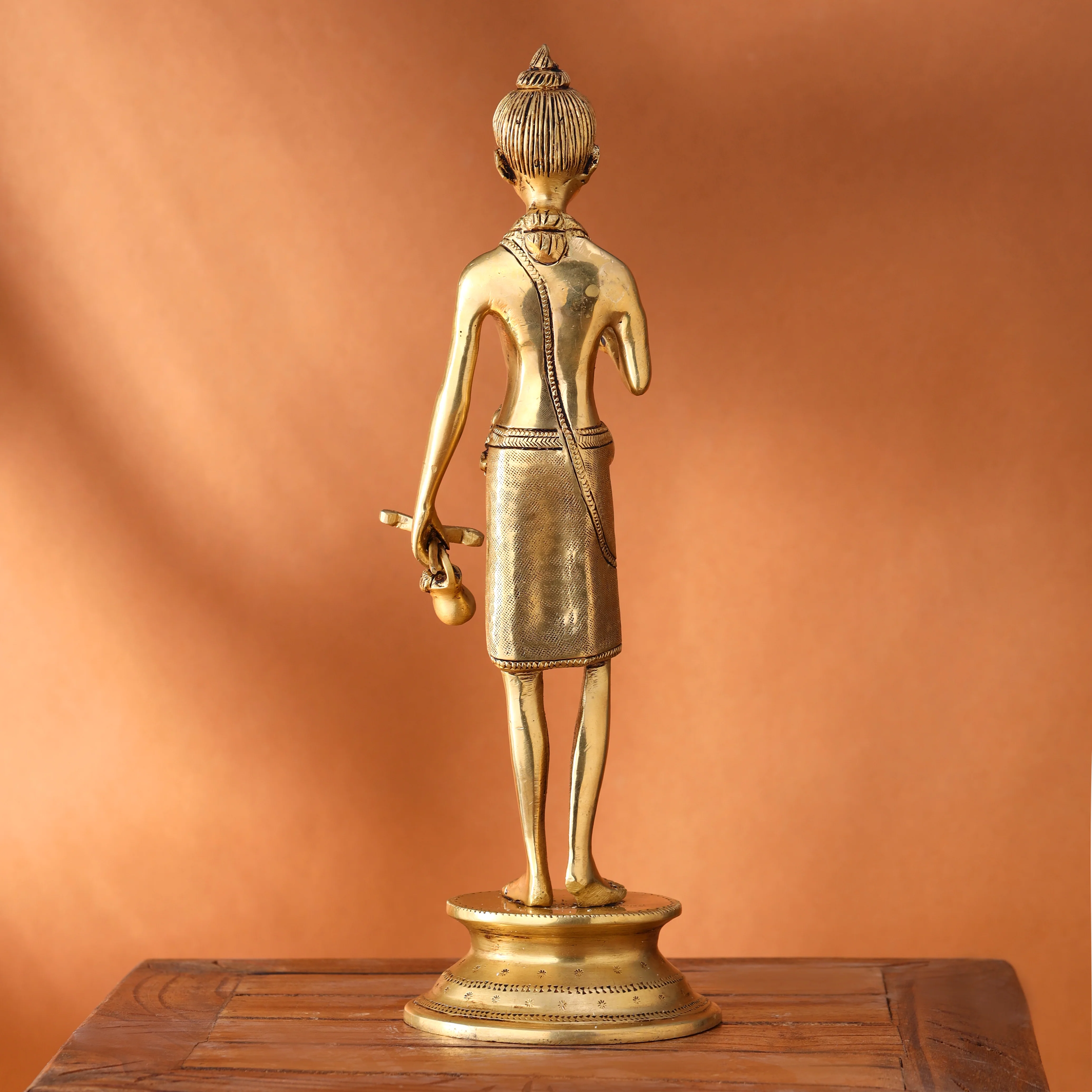 Brass Neelkanth Swami Narayan Idol (12 Inch) - Image 6