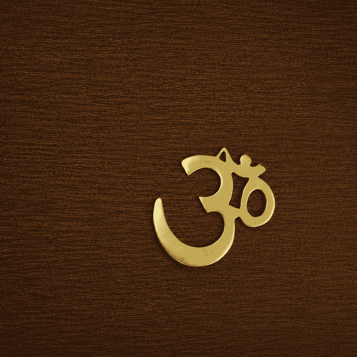 Brass Om Wall Hanging - Image 2