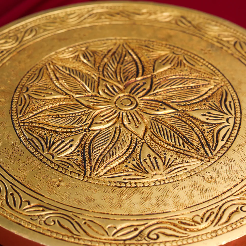 Brass Pooja Chowki (2.8 Inch) - Image 3