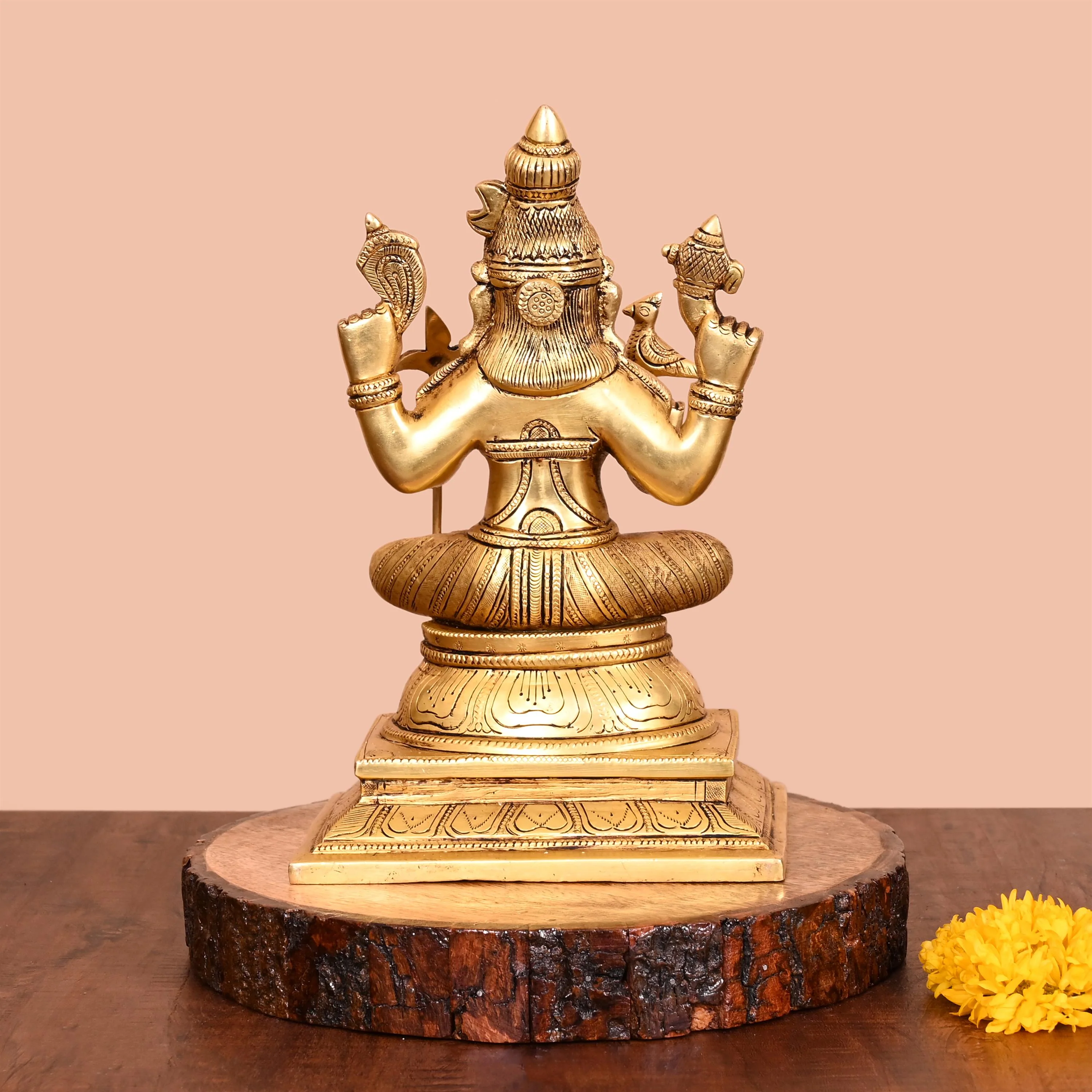Brass Rajarajeshwari Devi Idol (10 Inch) - Image 3