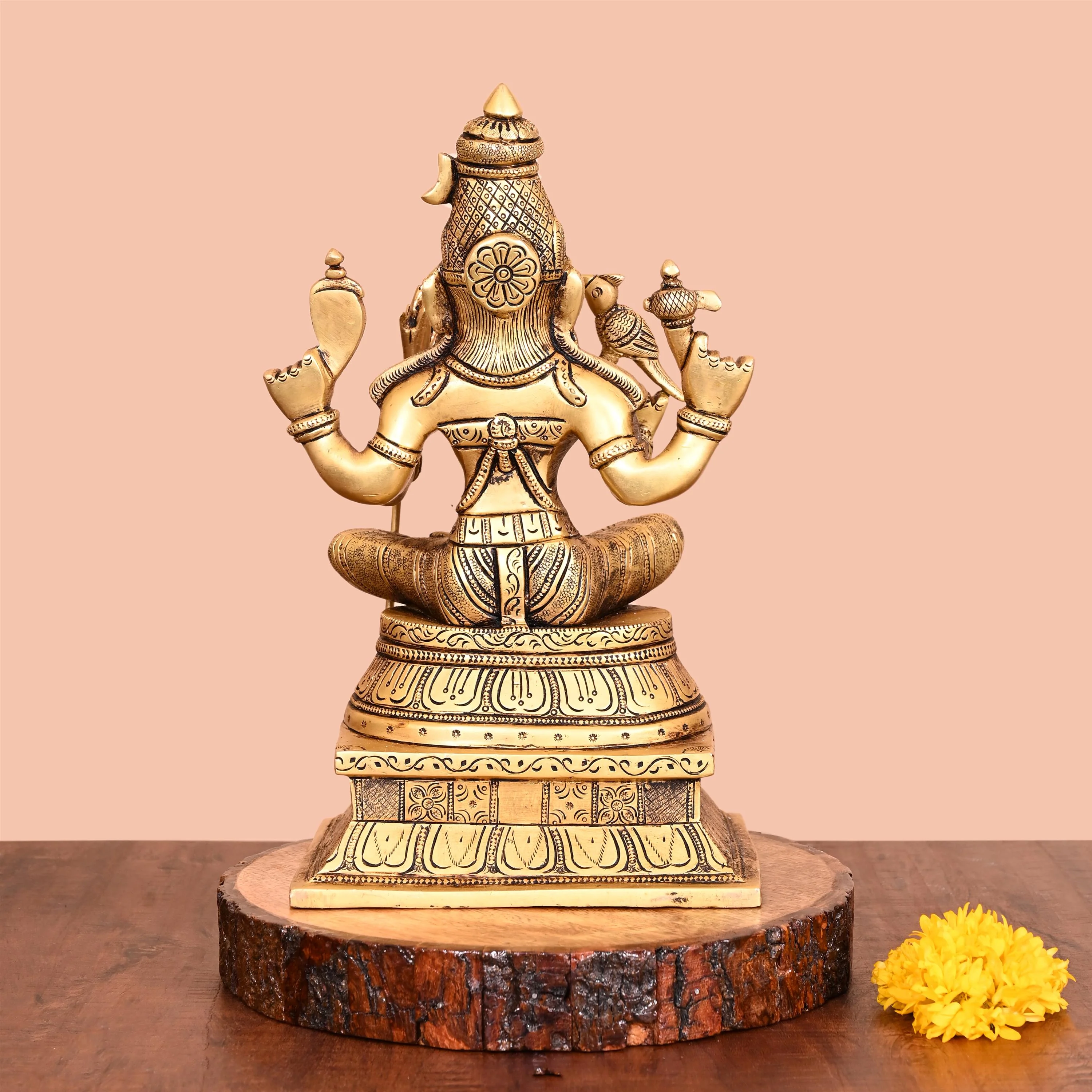Brass Rajarajeshwari Devi Idol (12 Inch) - Image 3