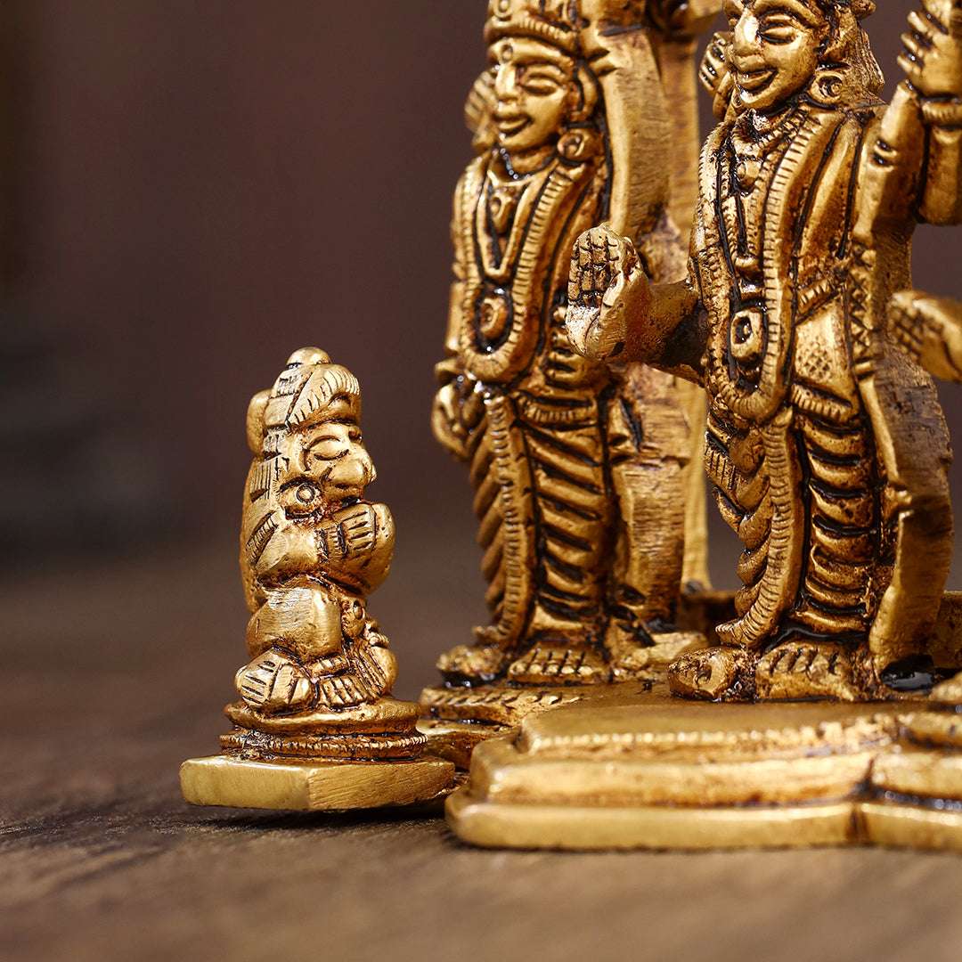 Brass Ram Darbar (4.5 Inch) - Image 3