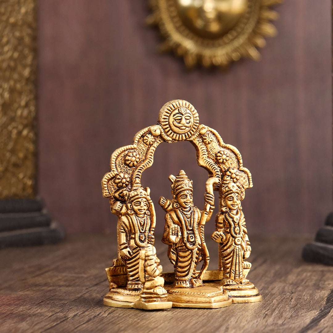 Brass Ram Darbar (4.5 Inch) - Image 5