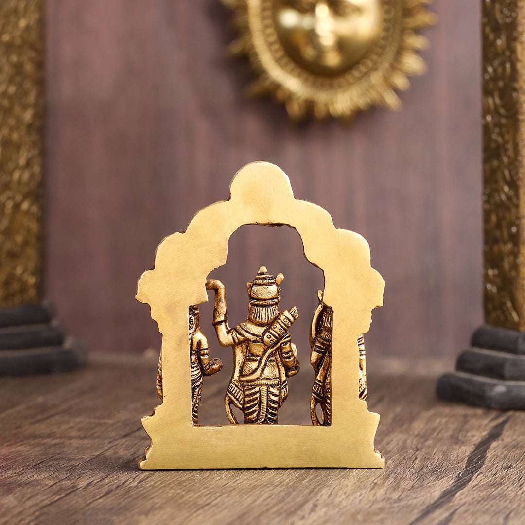 Brass Ram Darbar (4.5 Inch) - Image 6