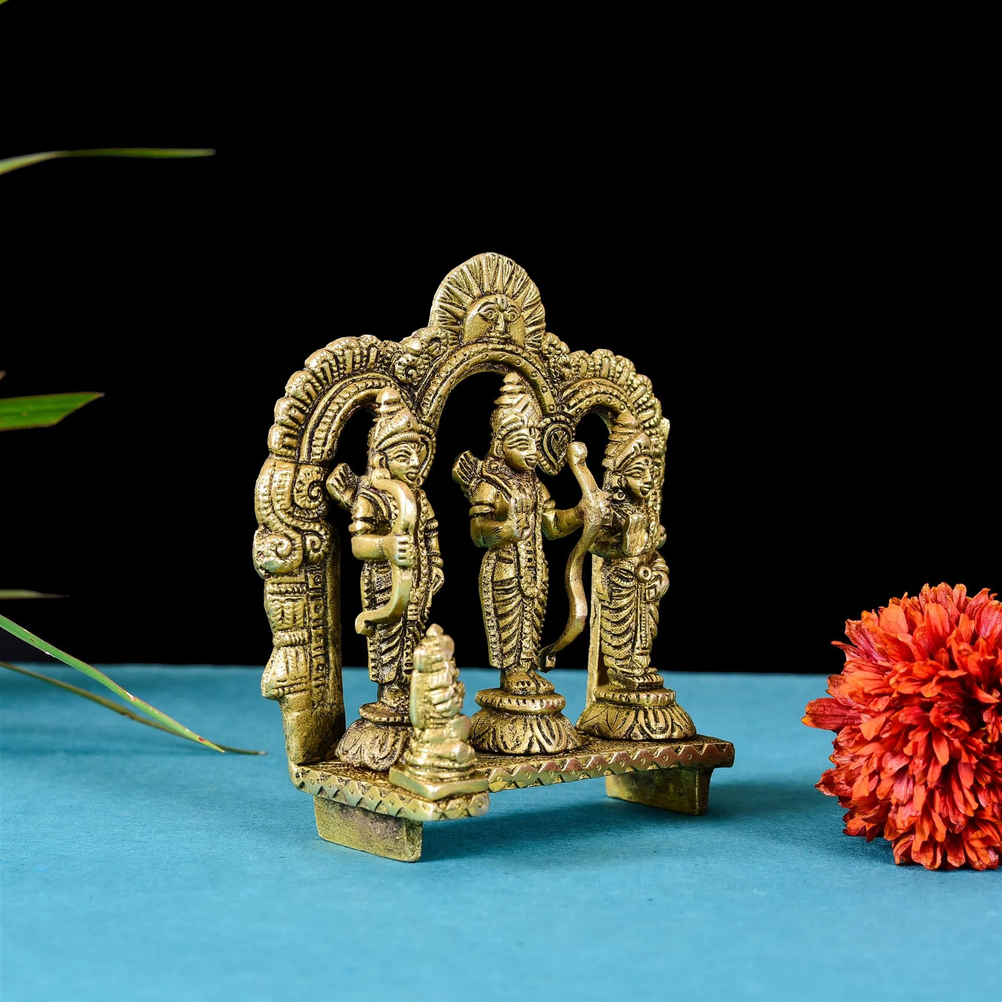 Brass Ram Darbar (5.5 Inch) - Image 2