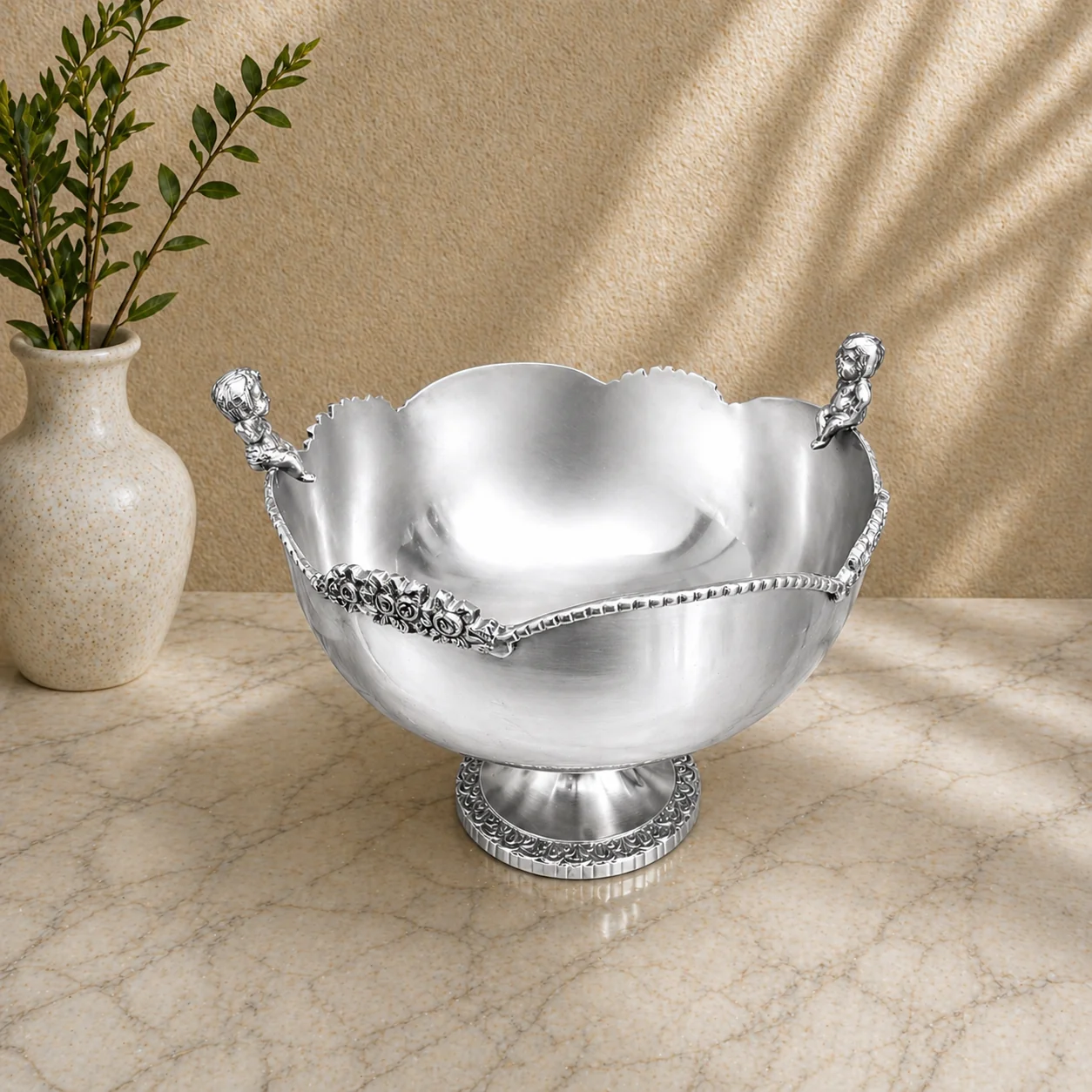 Brass Royal Design Decorative Fruit Bowl - Image 14