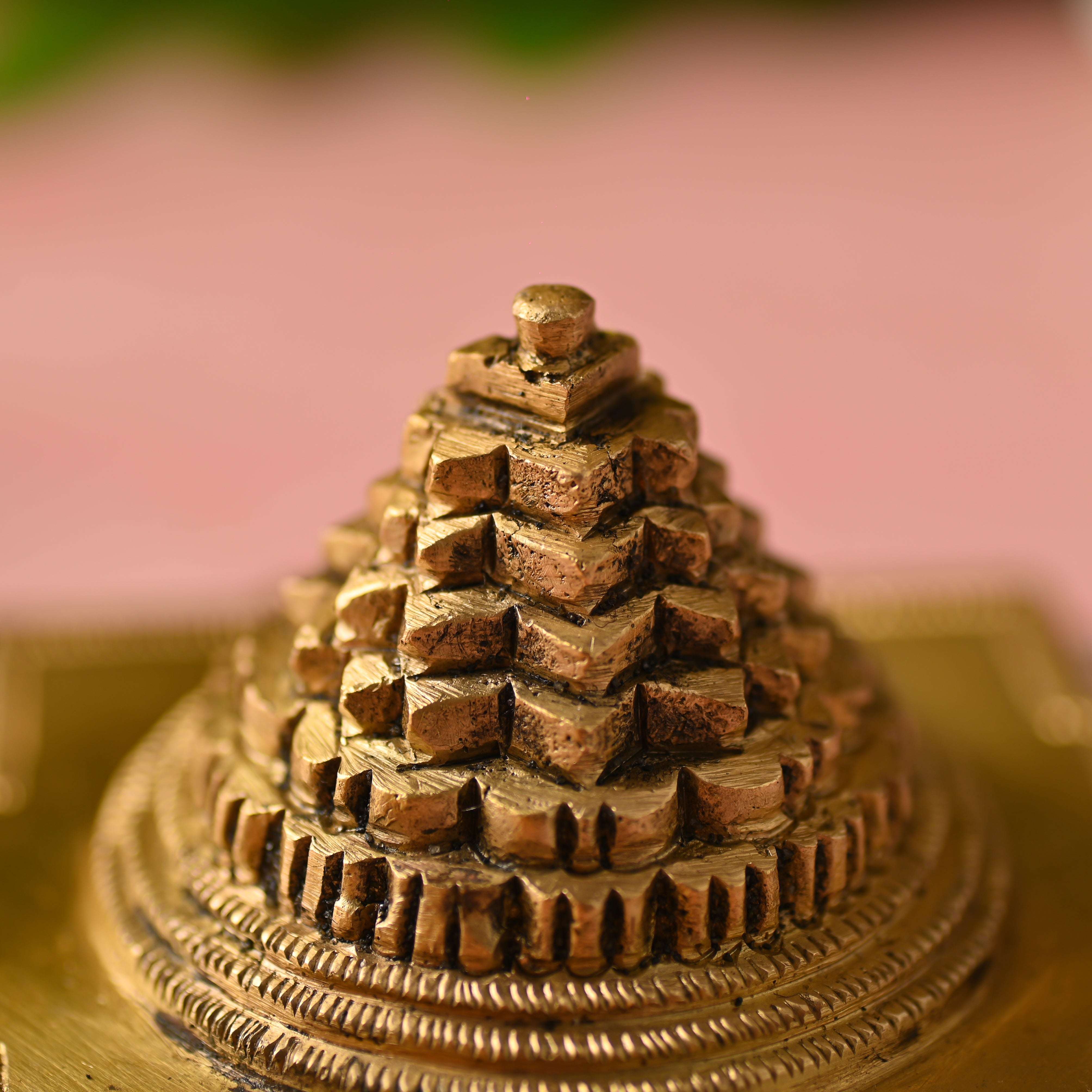 Brass Superfine Maha Meru Shree Yantra (2 Inch) - Image 4