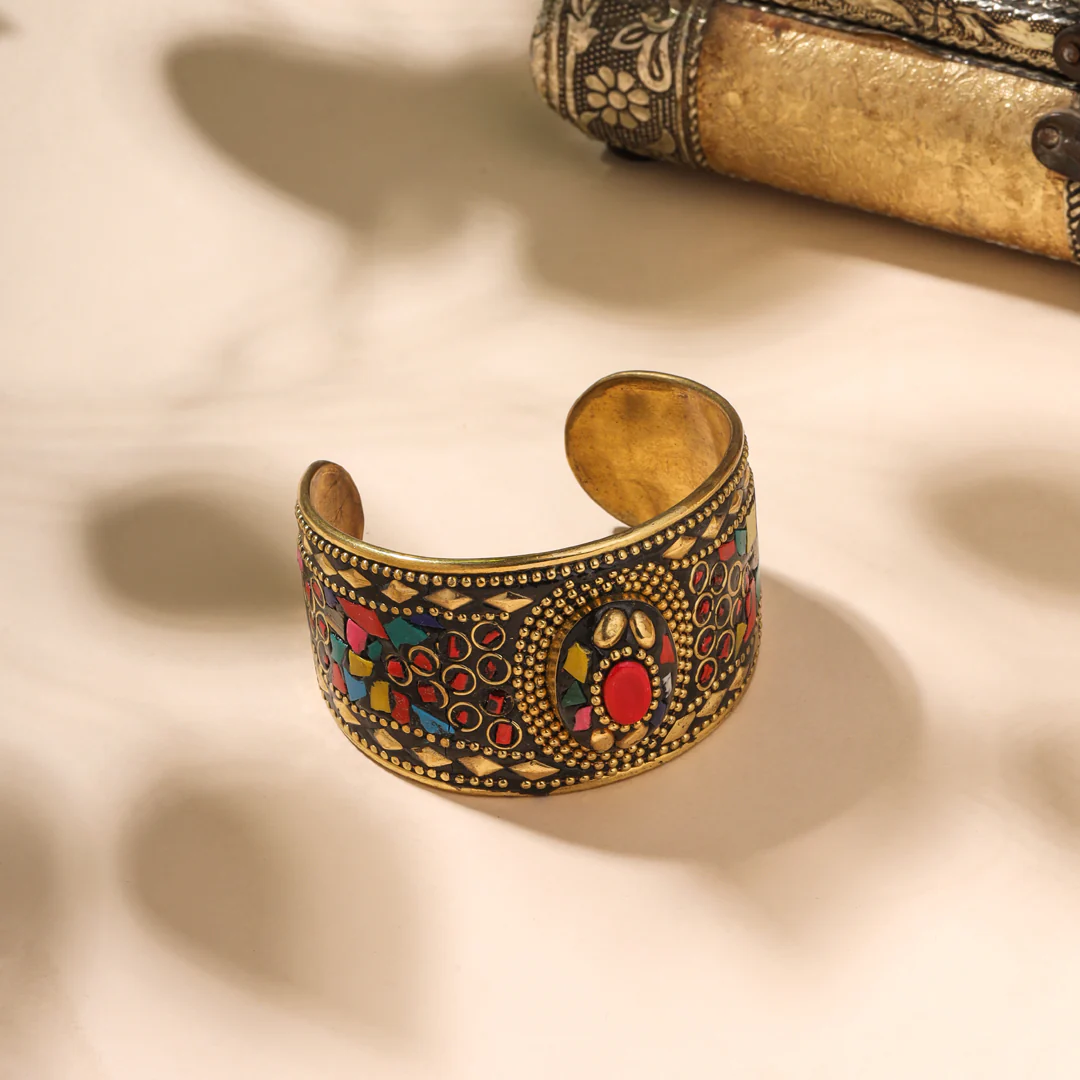 Brass Stone Bracelet - Image 3