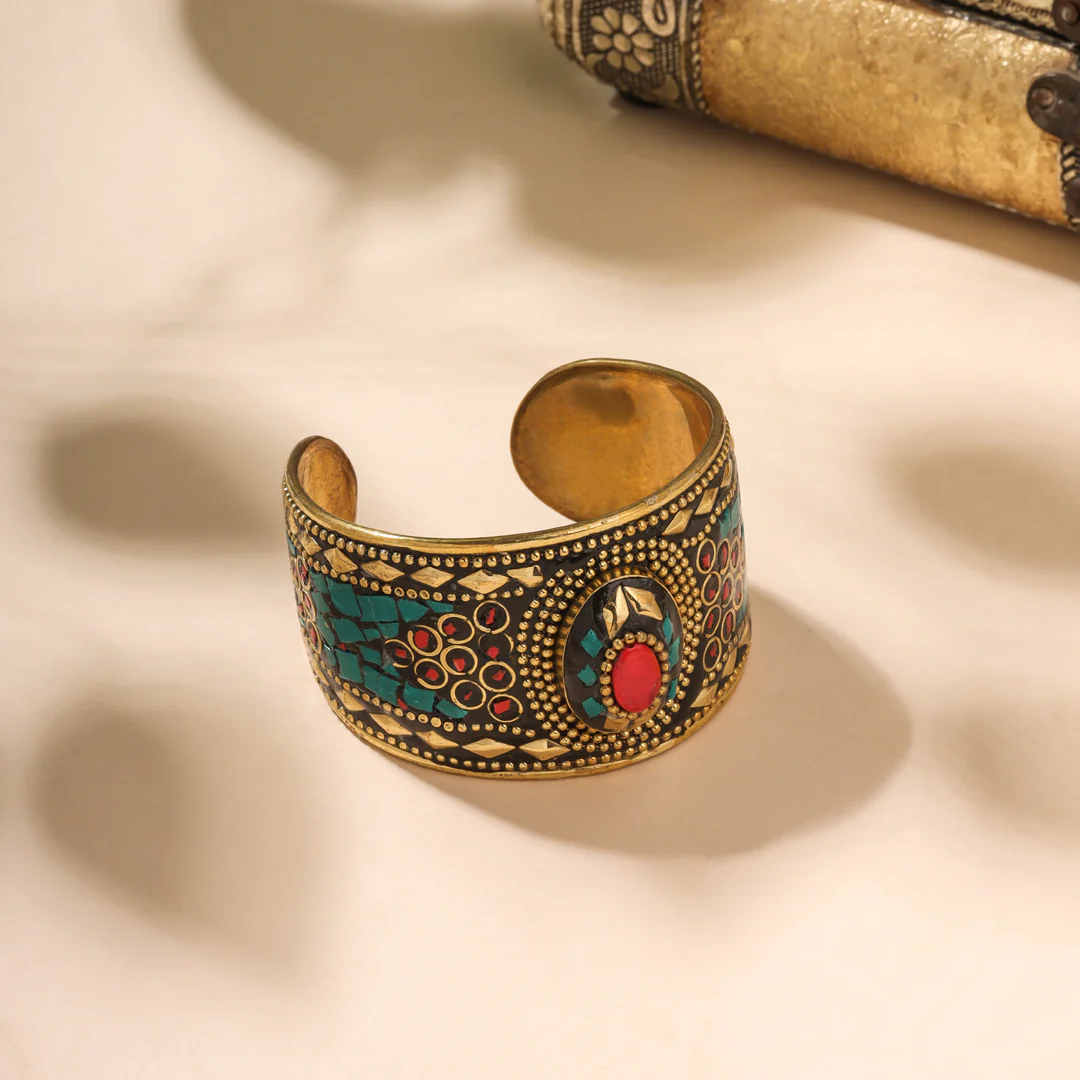 Brass Stone Bracelet - Image 6