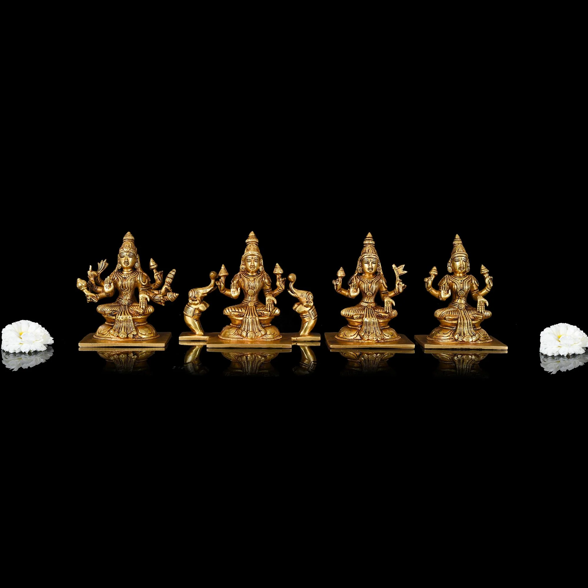 Brass Superfine Ashtalakshmi Set (5.5 Inch) - Image 3