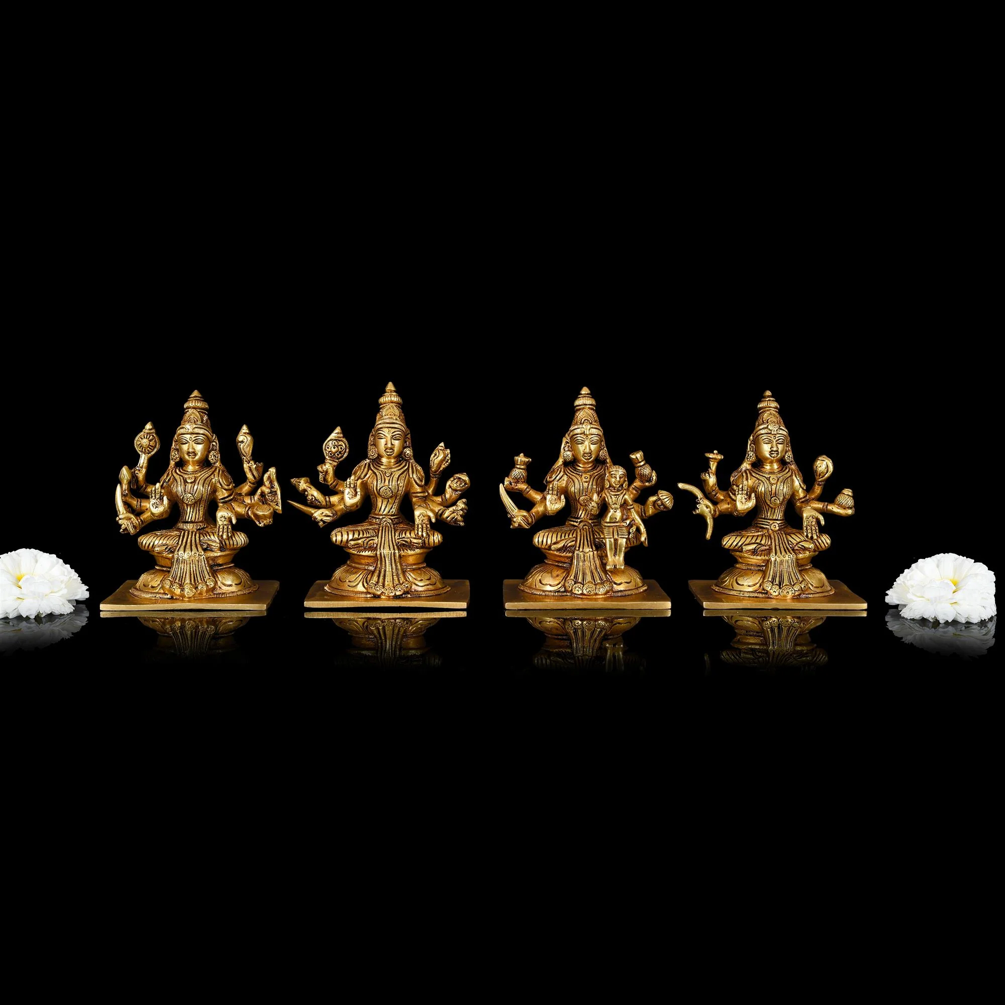 Brass Superfine Ashtalakshmi Set (5.5 Inch) - Image 4