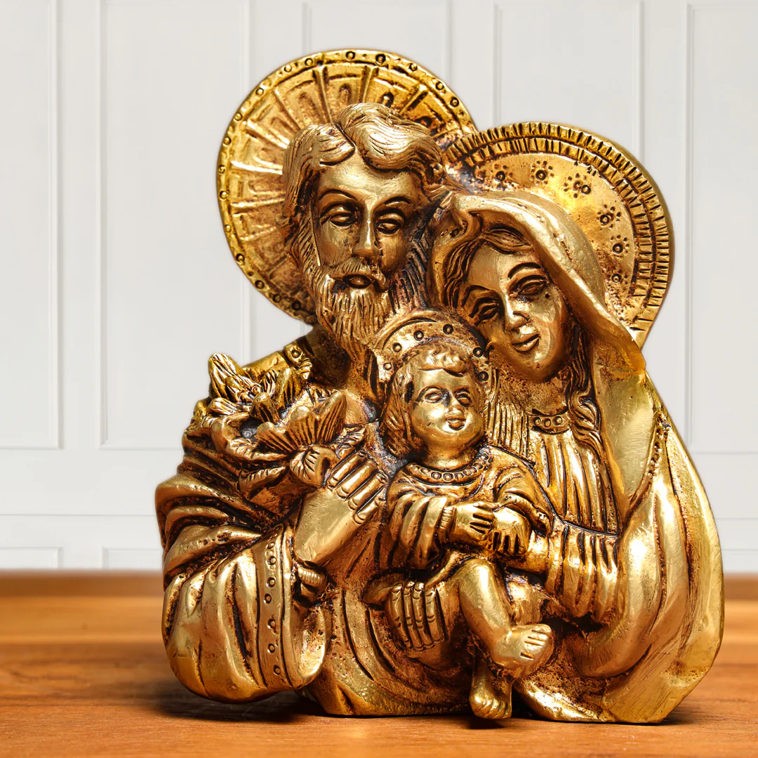 Brass Superfine God Jesus Family Idol (4.8 Inch) - Image 2