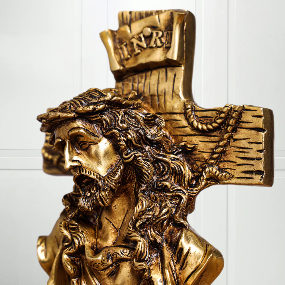 Brass Superfine God Jesus Idol (8 Inch) - Image 6
