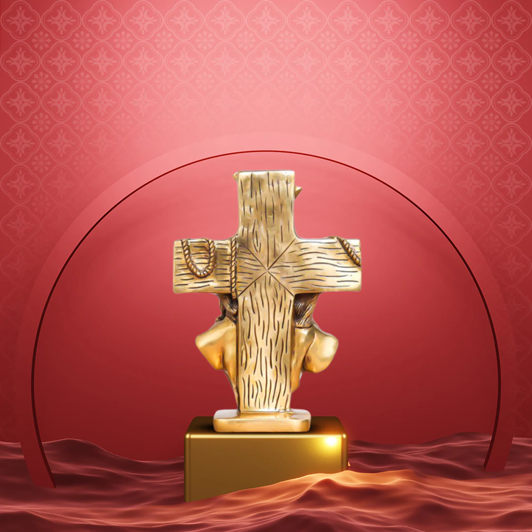 Brass Superfine God Jesus Idol (8 Inch) - Image 8