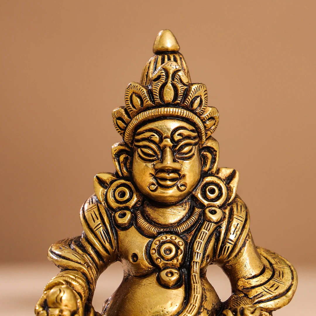 Brass Superfine Kuber Idol - Image 4