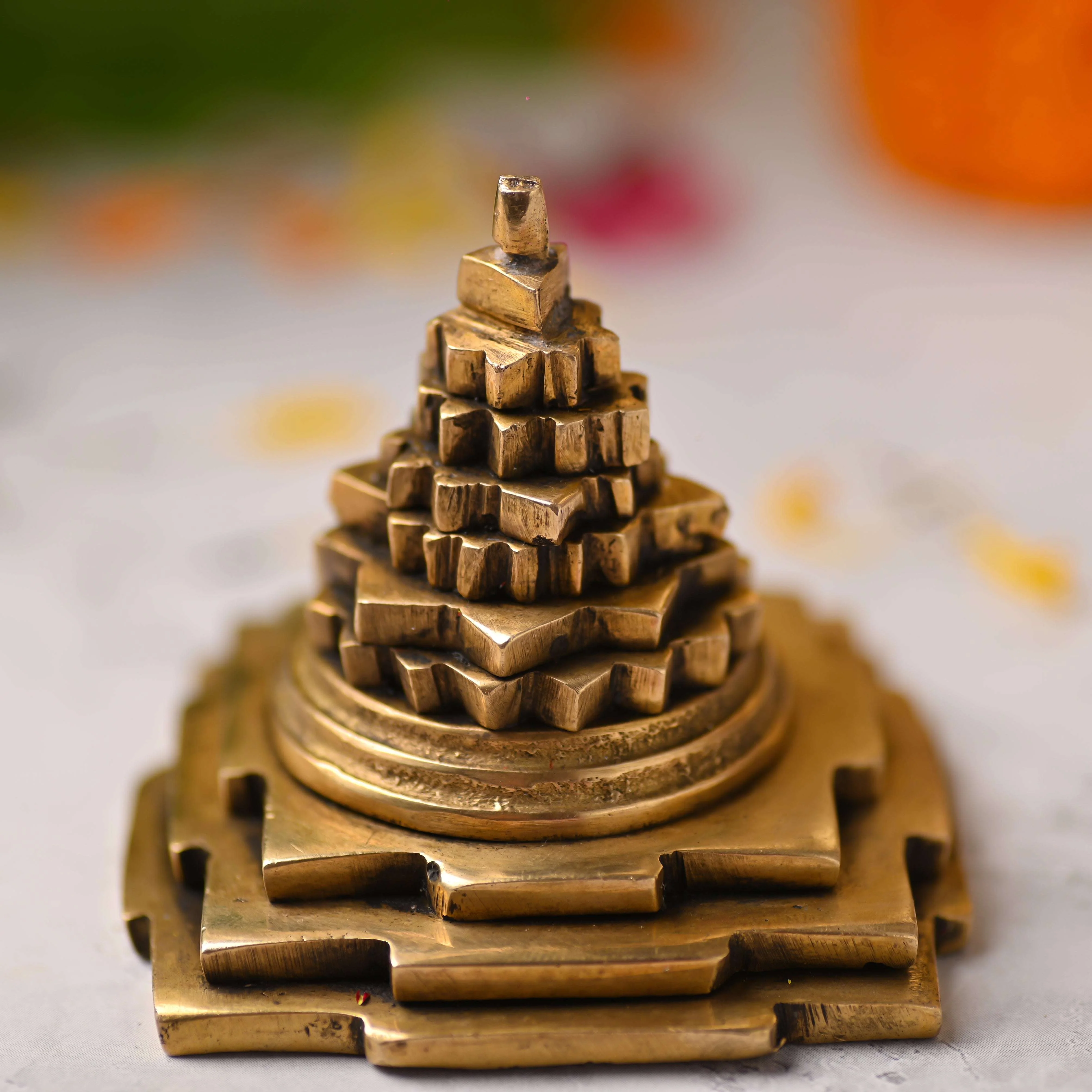 Brass Superfine Maha Meru Shree Yantra (2.5 Inch) - Image 4
