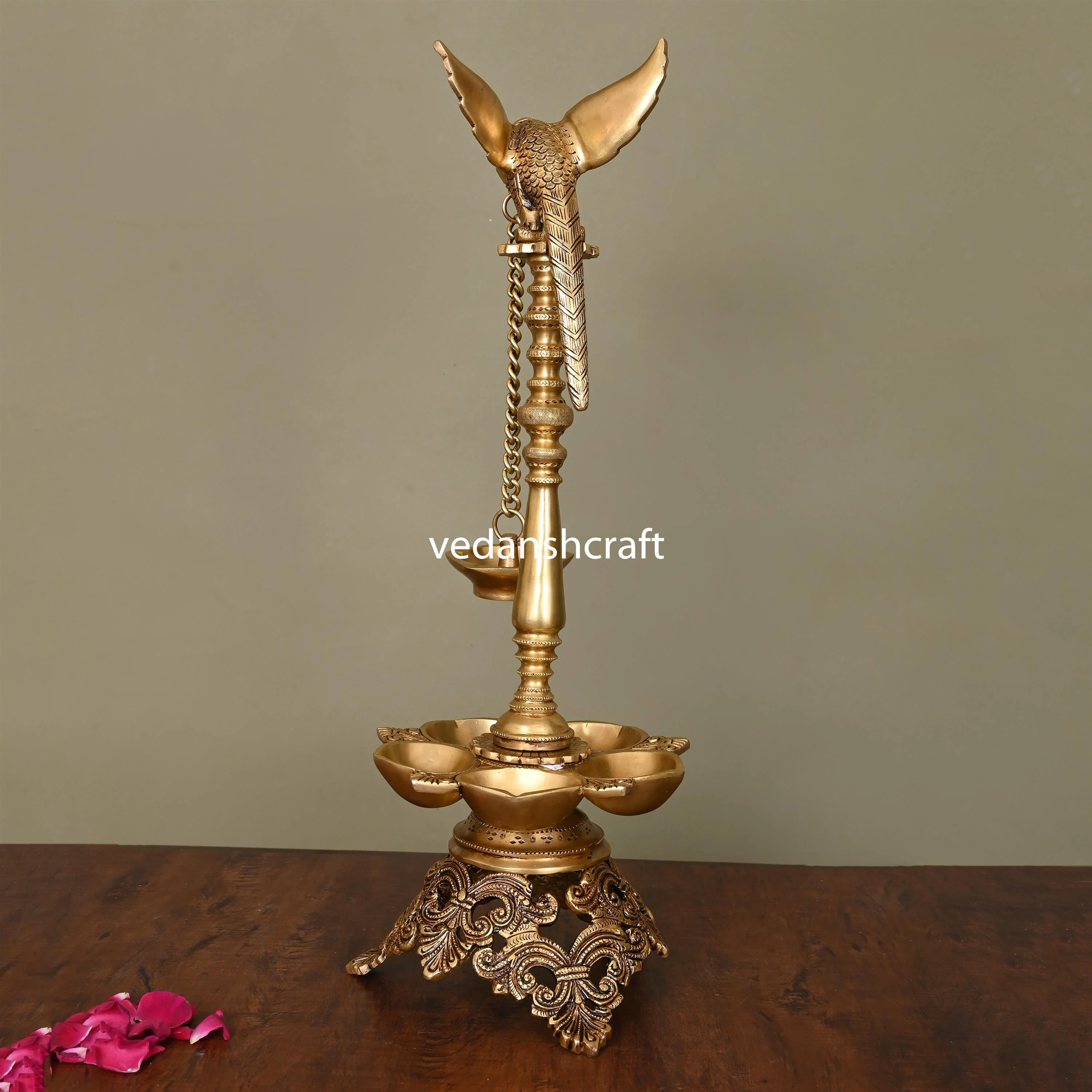 Brass Superfine Parrot Long Lamp (21 Inch) - Image 4