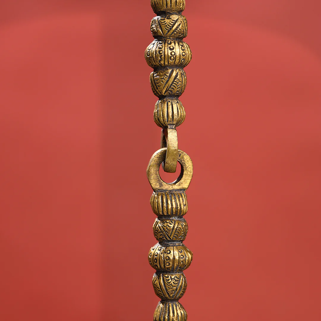 Brass Superfine Wall Hanging Temple Bell (33.5 Inch) - Image 5